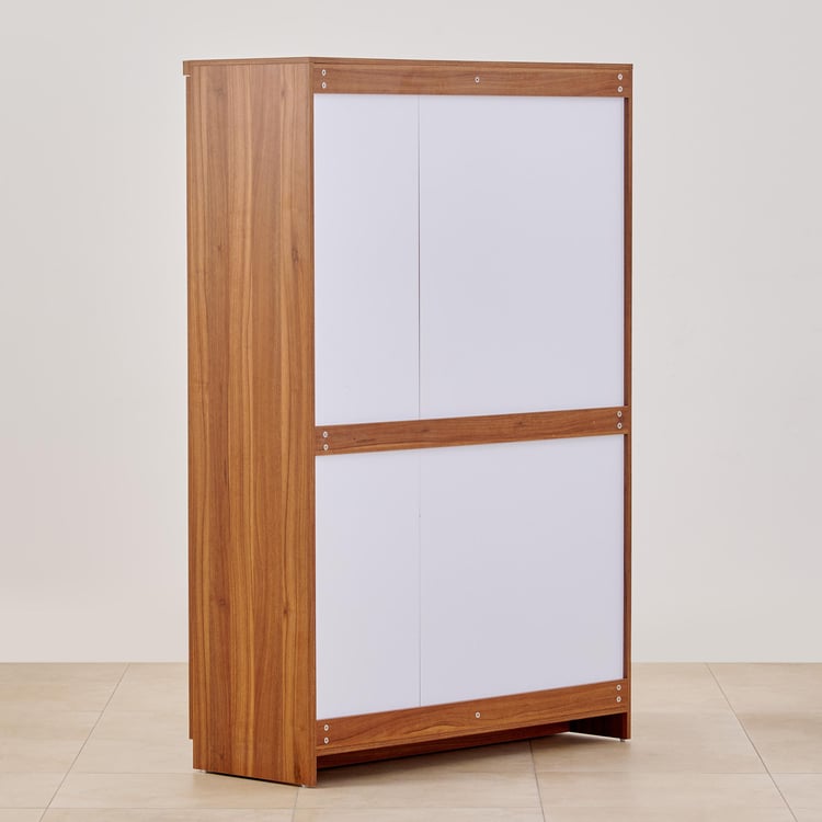 Aristo 3-Door Wardrobe with Mirror & Shelves