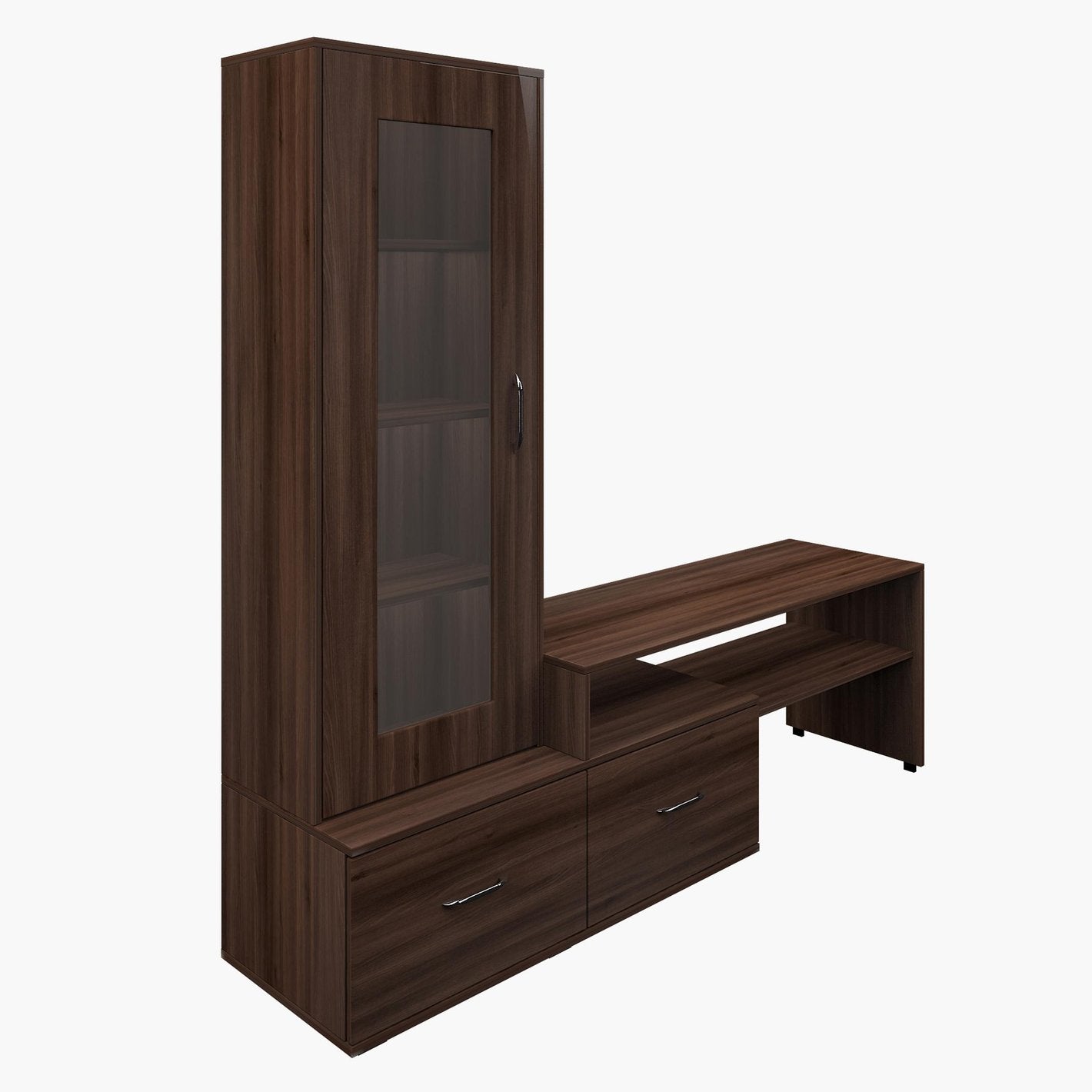 OmkarWood Verona Premium Engineered Wood TV Unit