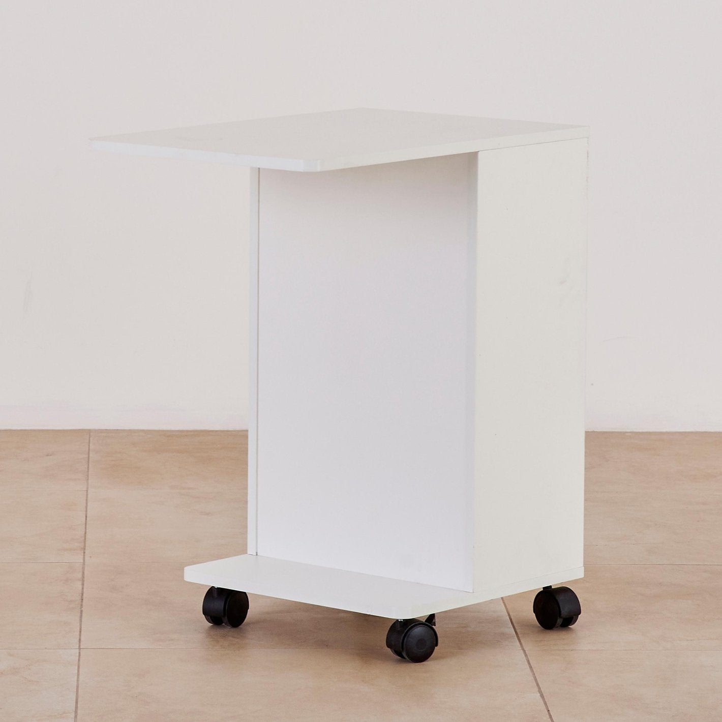 Omkarwood Premium Mobile C-Side Engineered Wood End Table