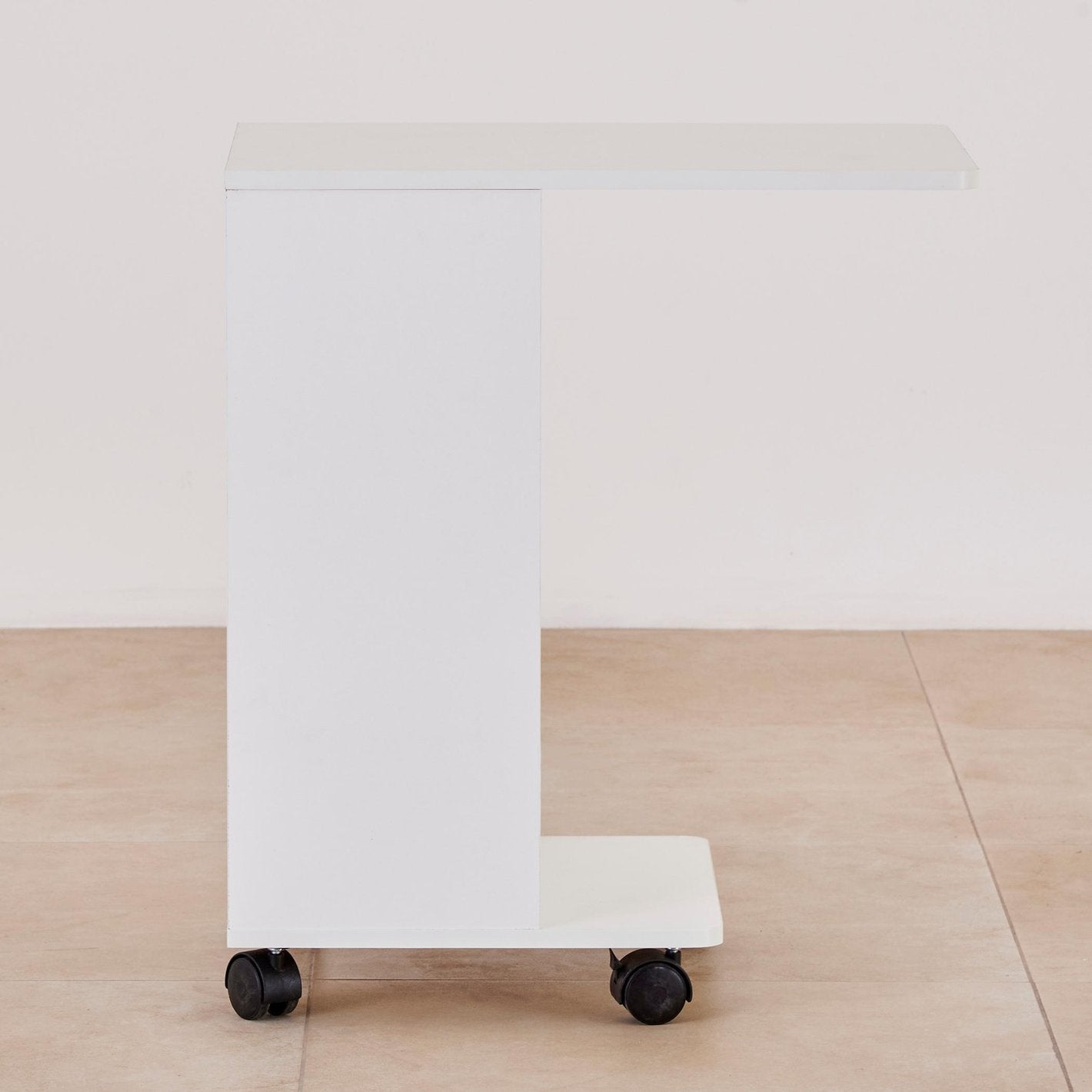 Omkarwood Premium Mobile C-Side Engineered Wood End Table