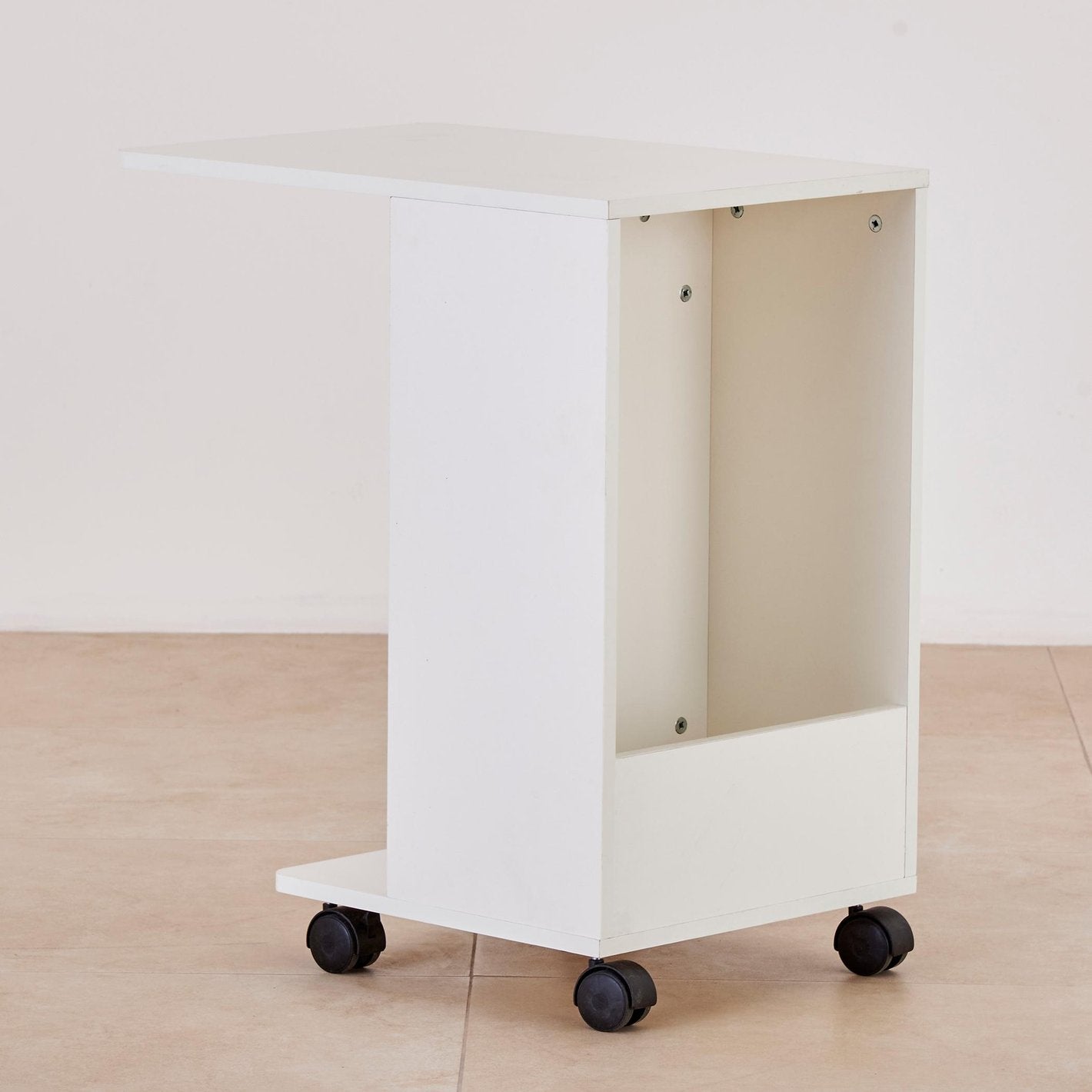 Omkarwood Premium Mobile C-Side Engineered Wood End Table