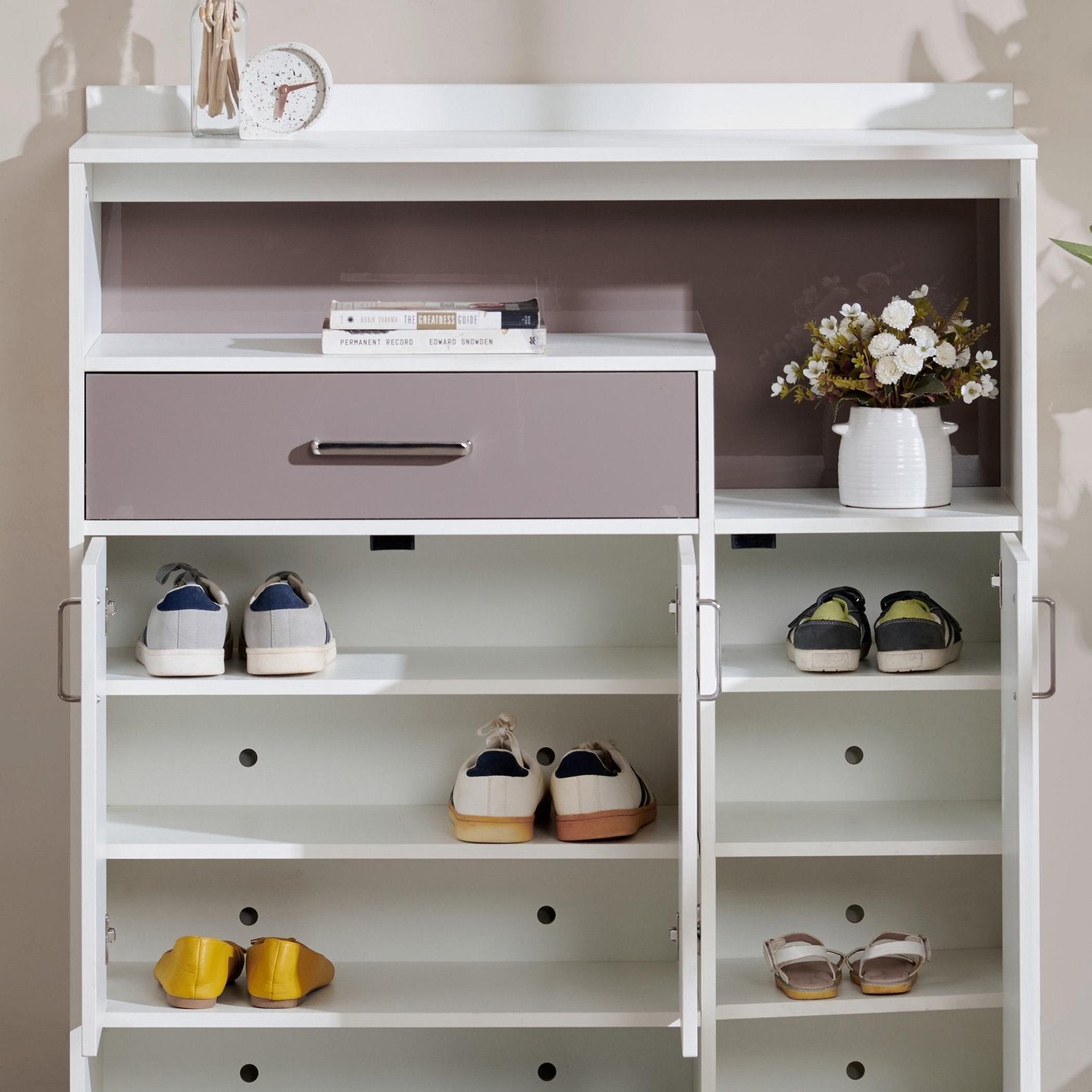 Omkarwood Siena Entryway Shoe Cabinet