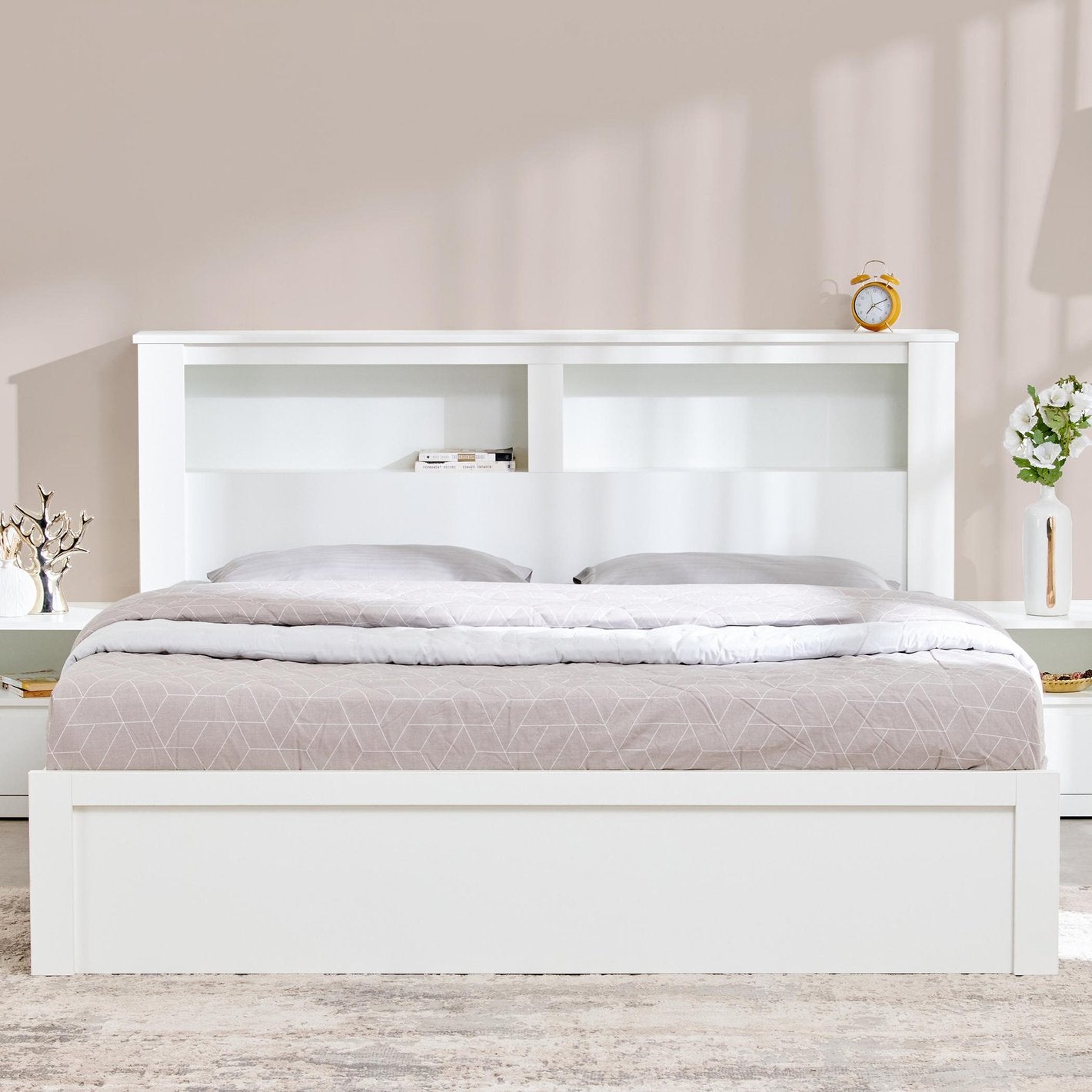 Omkarwood Serene King Size Bed (No Storage)