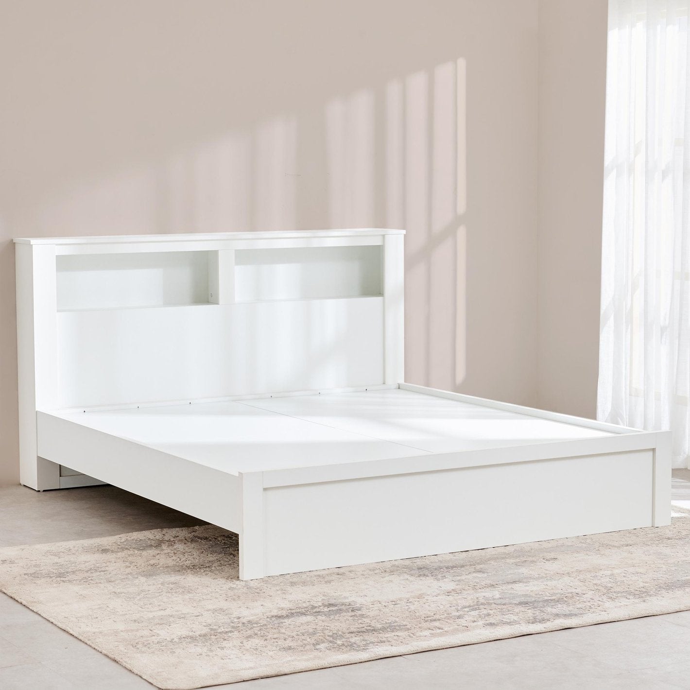 Omkarwood Serene King Size Bed (No Storage)