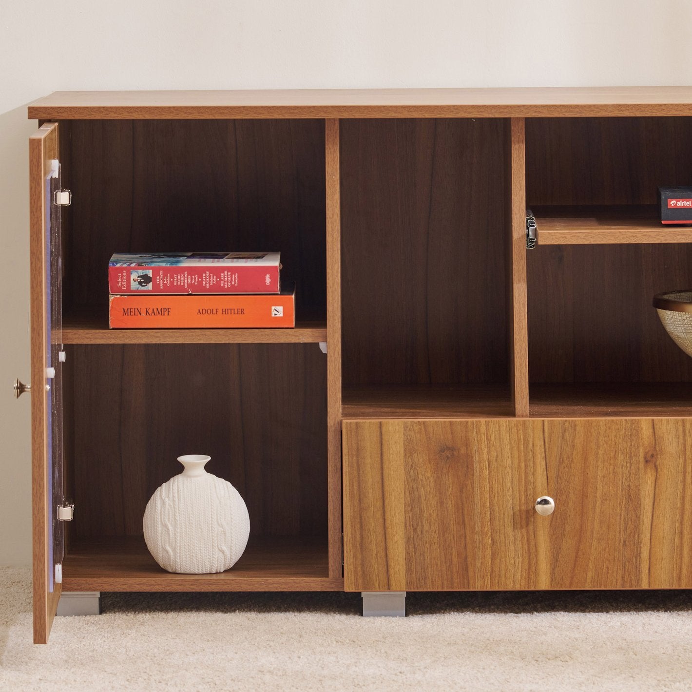 Omkarwood "EliteView" Premium Engineered Wood TV Unit