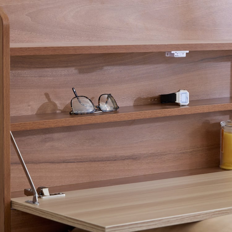 OmkarWood Premium Bed with Box Storage & Modern Headboard