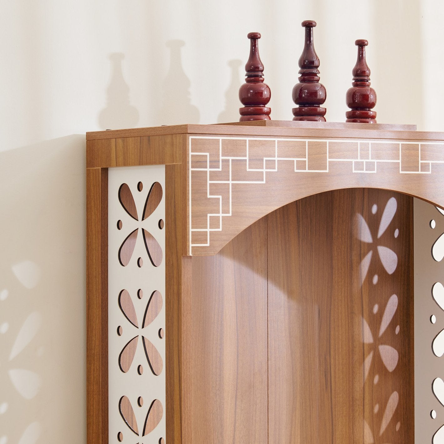Omkarwood Divine Elegance Puja Unit