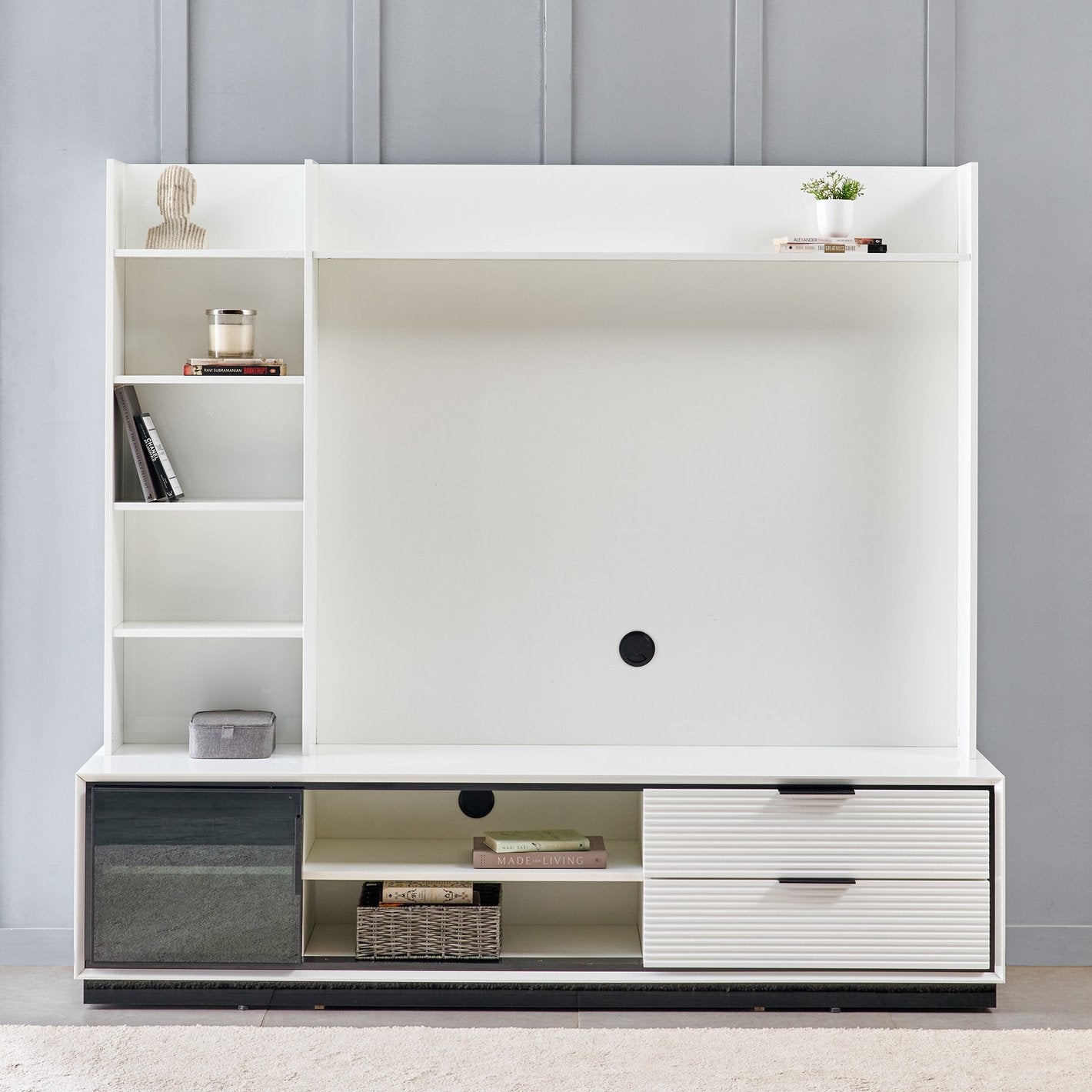 OmkarWood Elegance Max TV Entertainment Unit