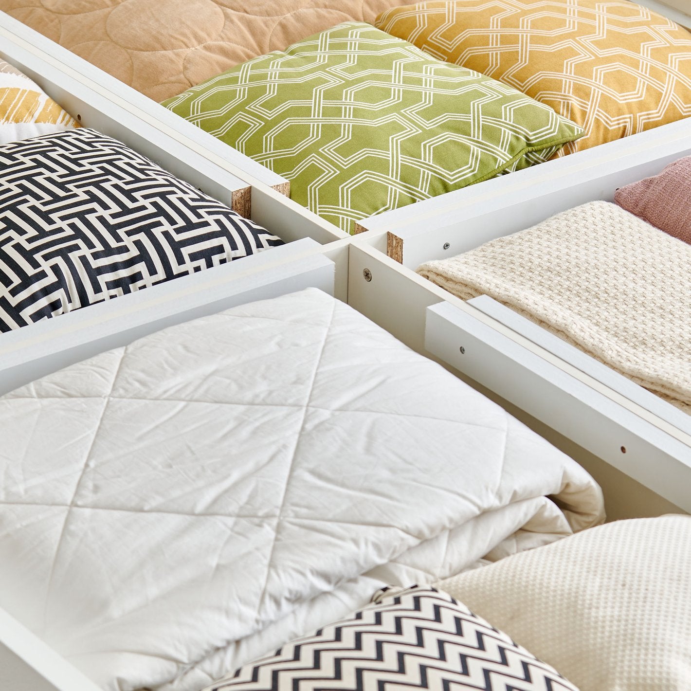 Omkarwood "LuxeNest" Premium King Size Bed with Box & Side Storage