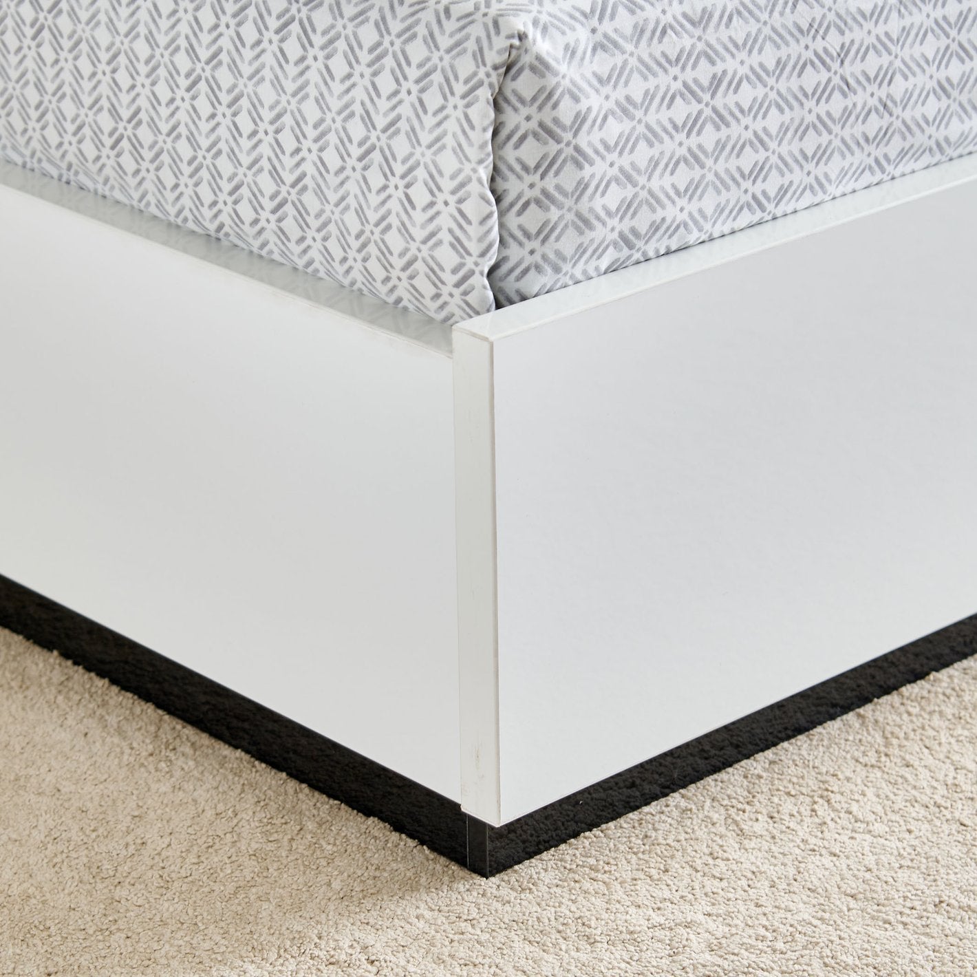 Omkarwood "LuxeNest" Premium King Size Bed with Box & Side Storage