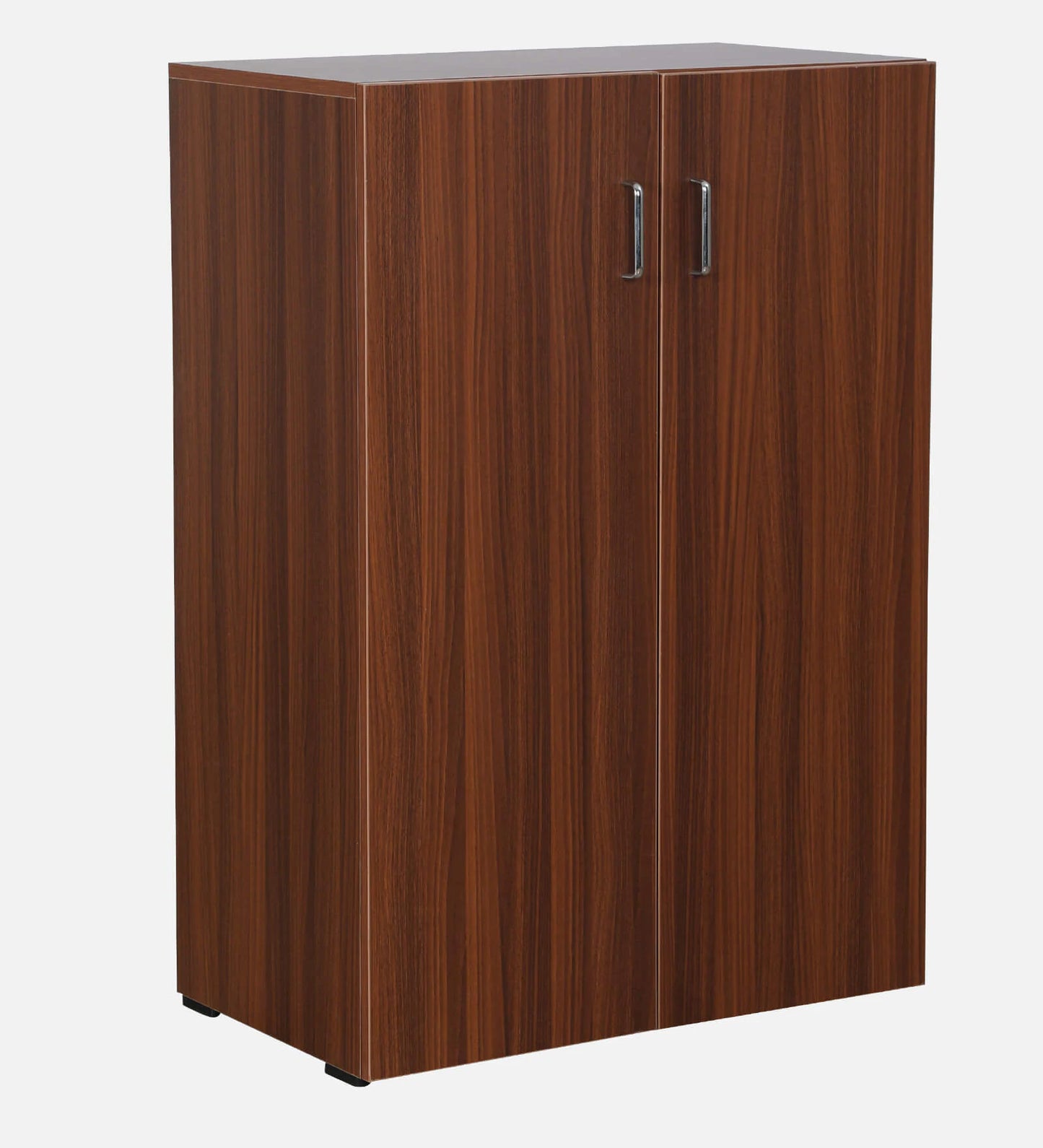 Walnut Elegance Shoe Cabinet