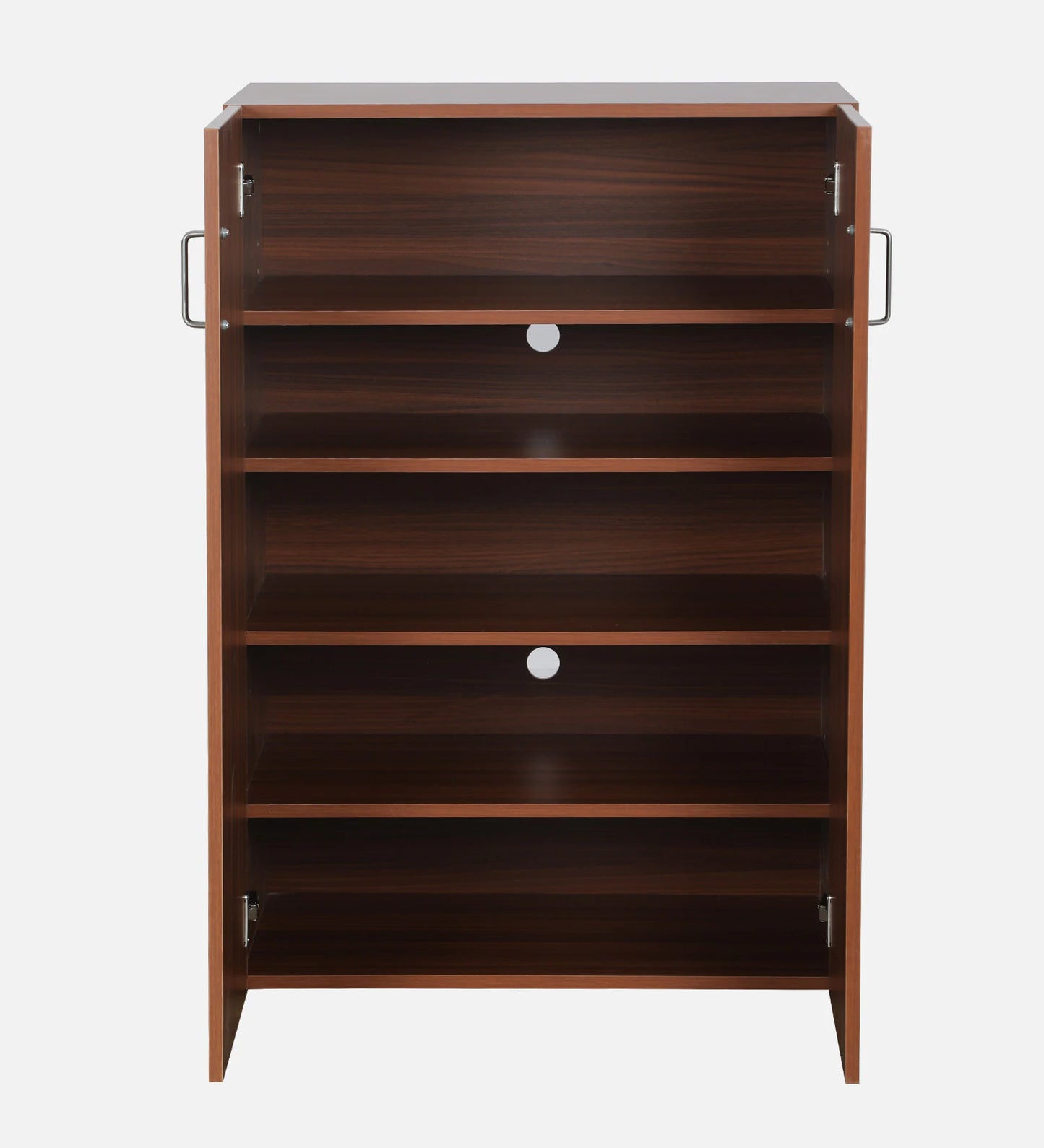 Walnut Elegance Shoe Cabinet