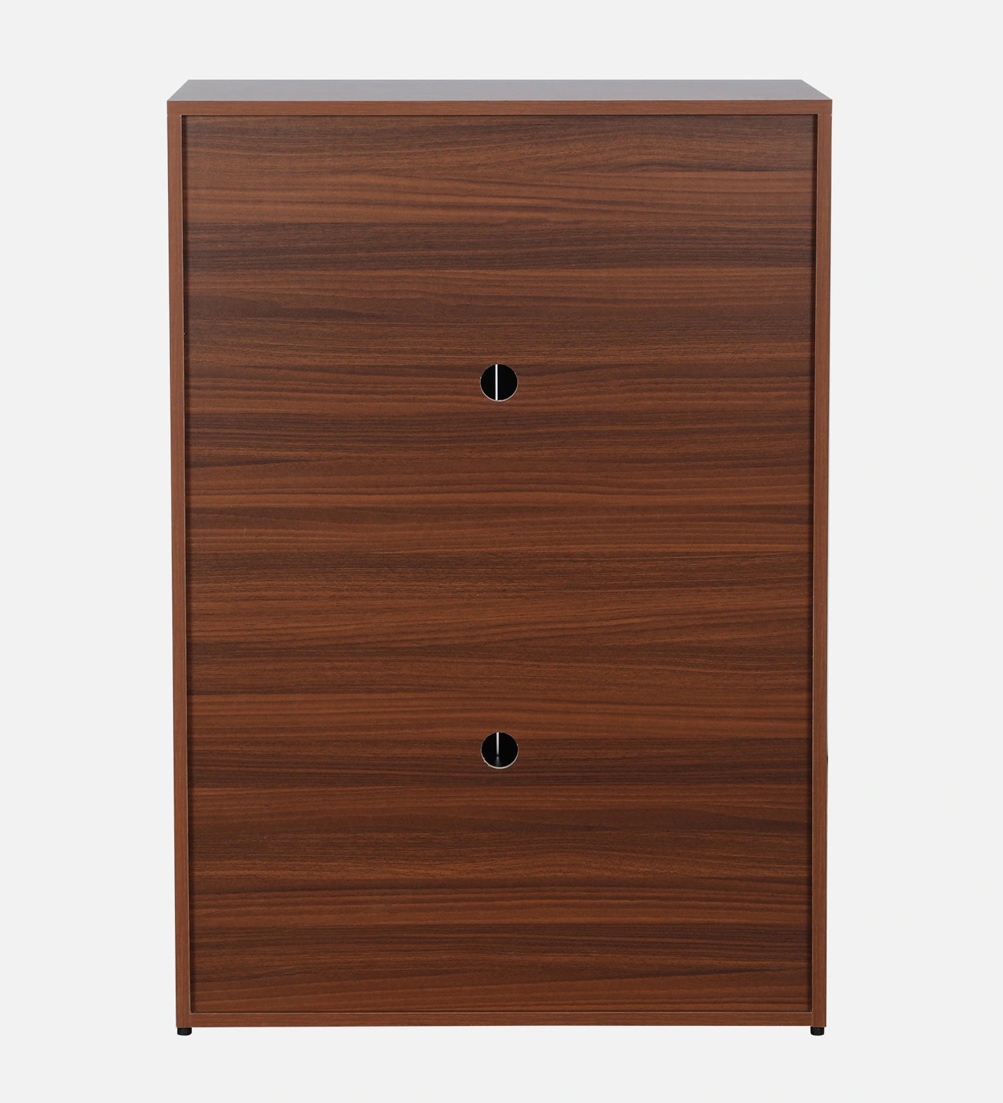 Walnut Elegance Shoe Cabinet