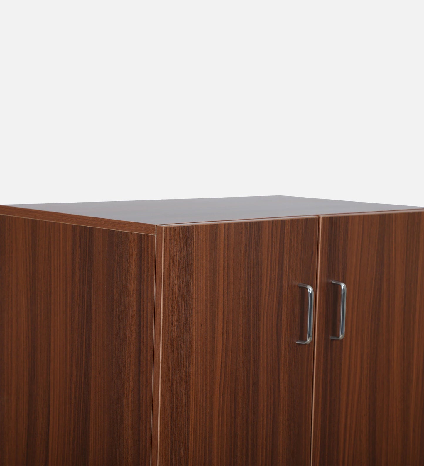Walnut Elegance Shoe Cabinet