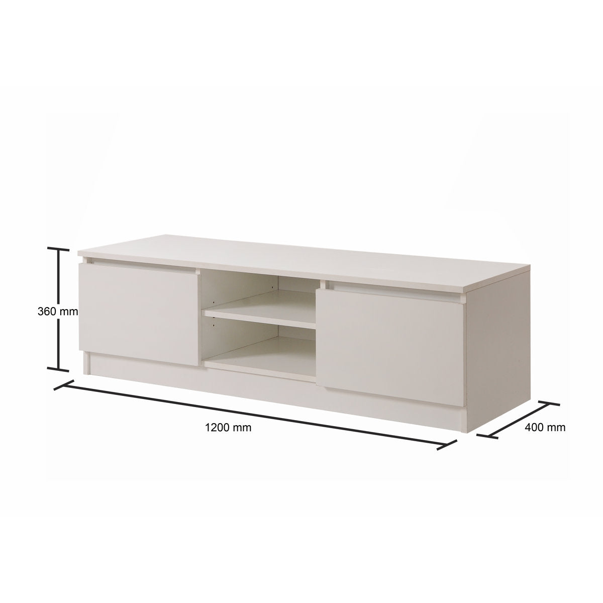 Ailbe TV Stand for TVs up to 55" – Premium Engineered Wood