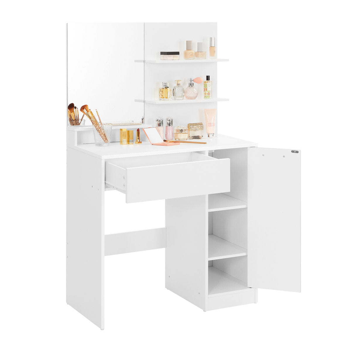 OmkarWood ElegantAura Premium Engineered Wood Dressing Unit