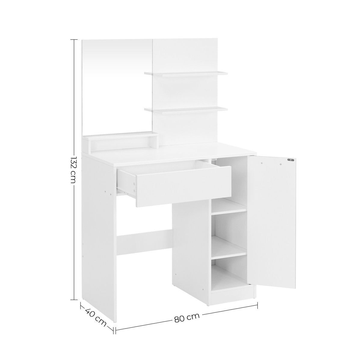 OmkarWood ElegantAura Premium Engineered Wood Dressing Unit
