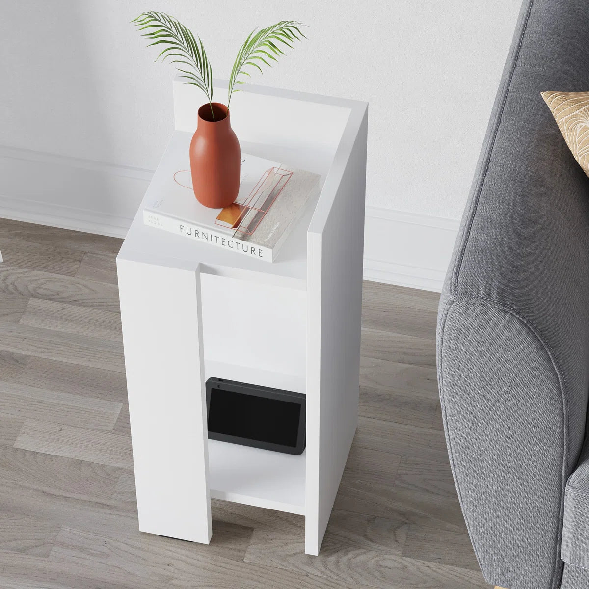 Lochlan Modern Compact Side Table by OmkarWood Furniture