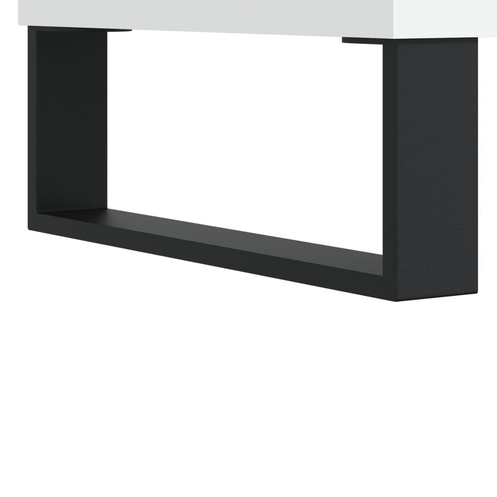 OmkarWood Oslo Floor-Standing TV Unit – Scandinavian White
