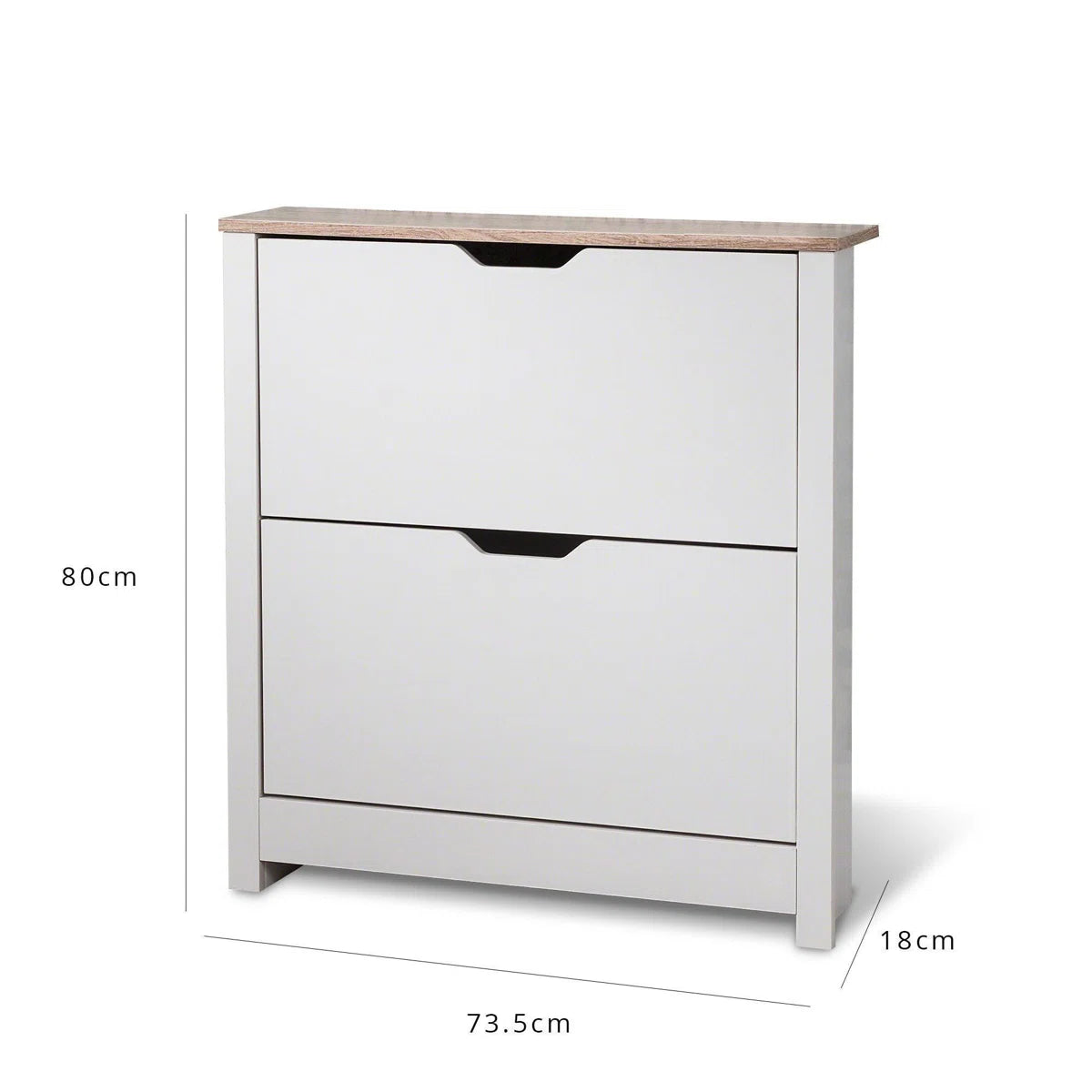 Suseela 8-Pair Flip-Down Shoe Cabinet by OmkarWood Furniture
