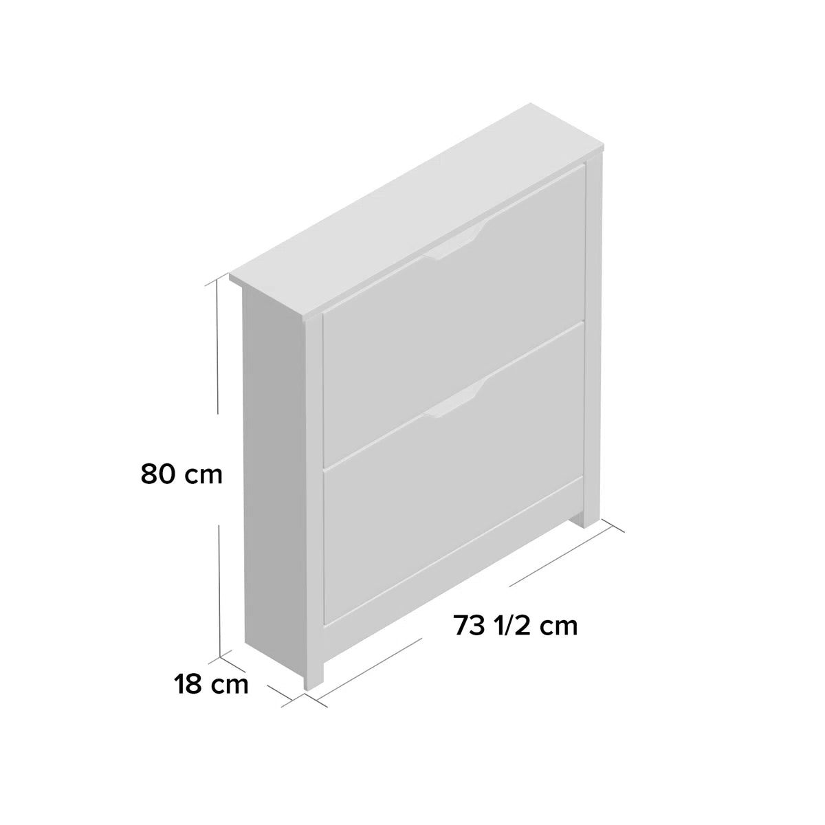 Suseela 8-Pair Flip-Down Shoe Cabinet by OmkarWood Furniture