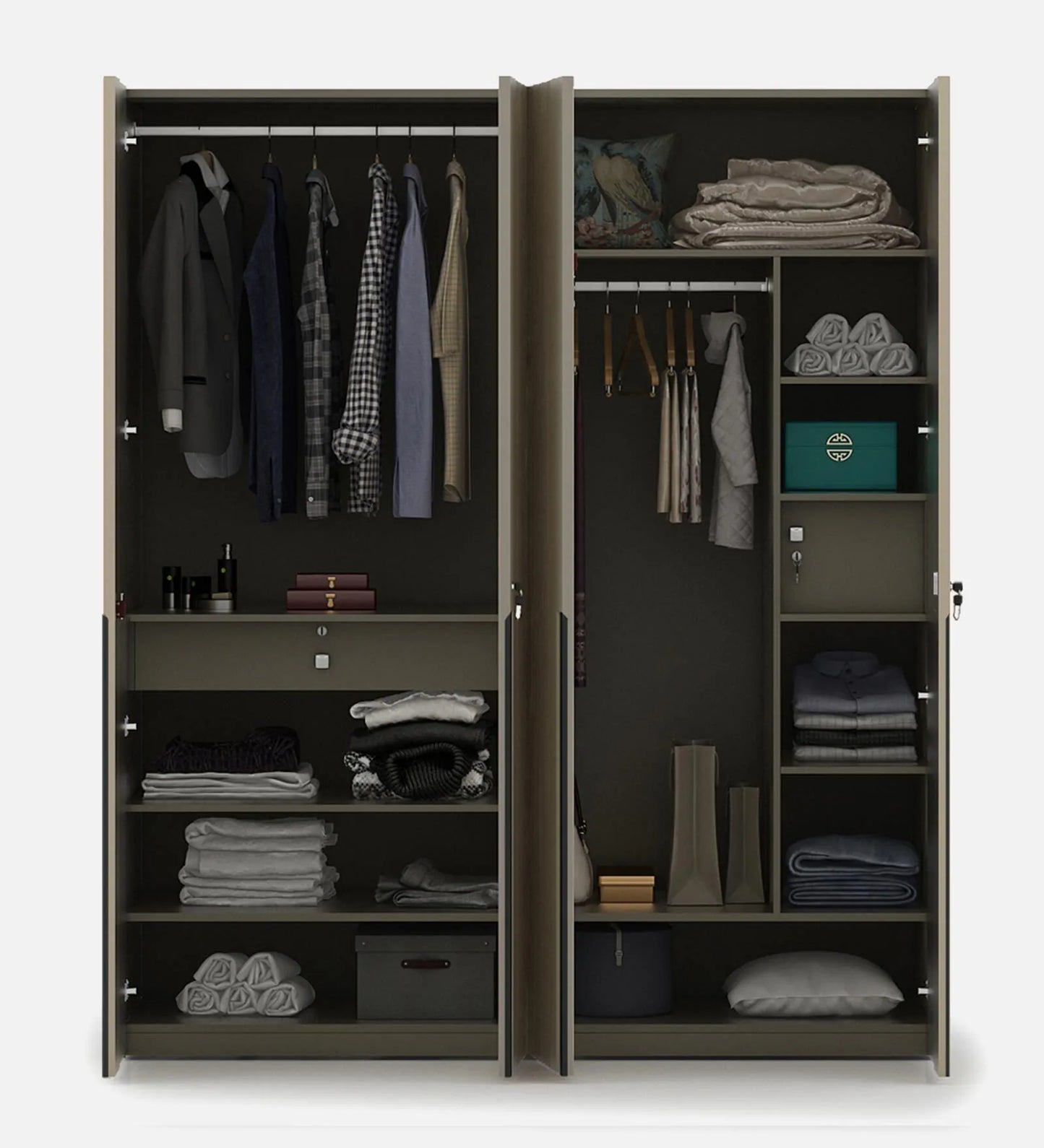 LineaLux Premium MDF Wardrobe