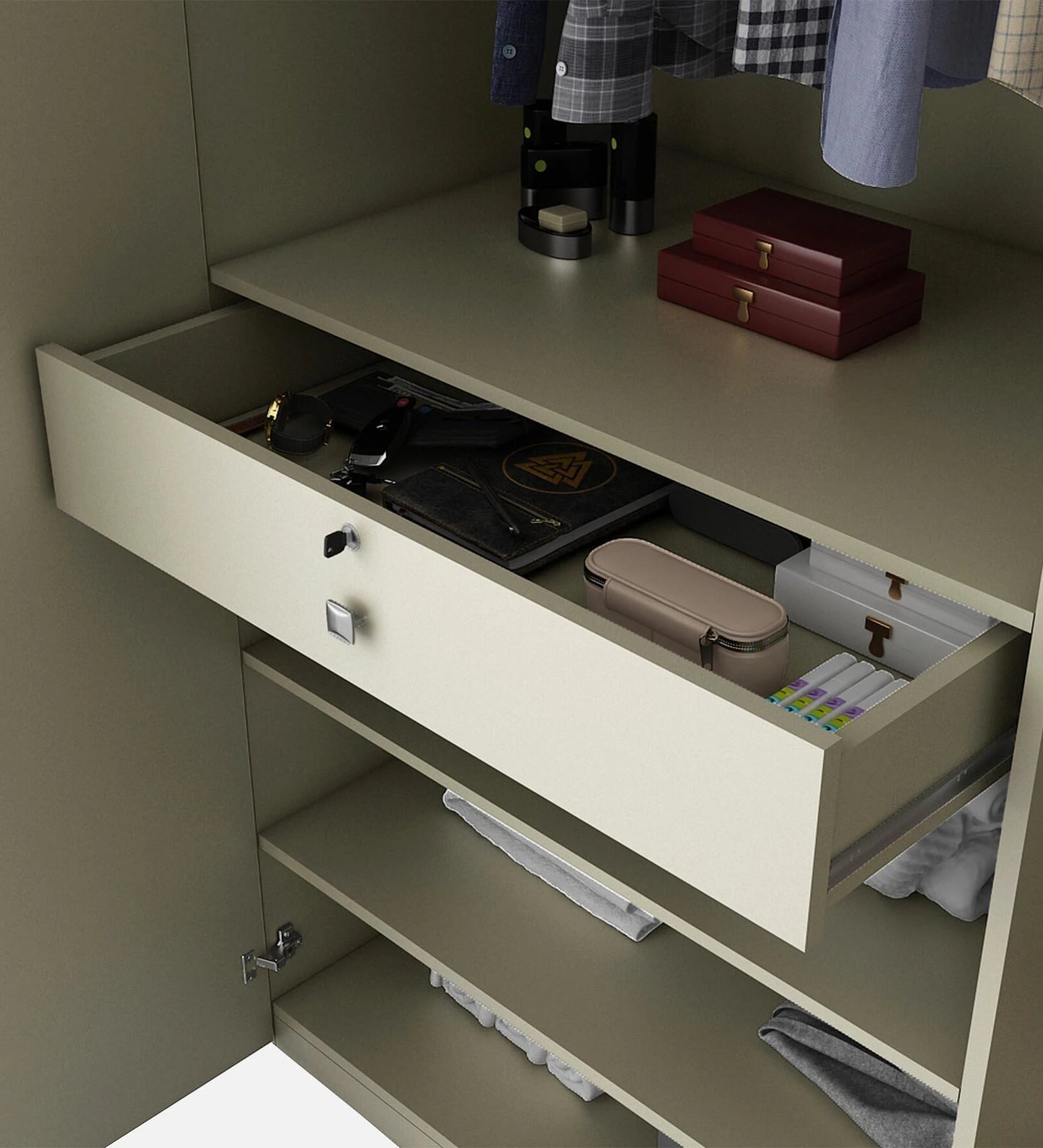 LineaLux Premium MDF Wardrobe