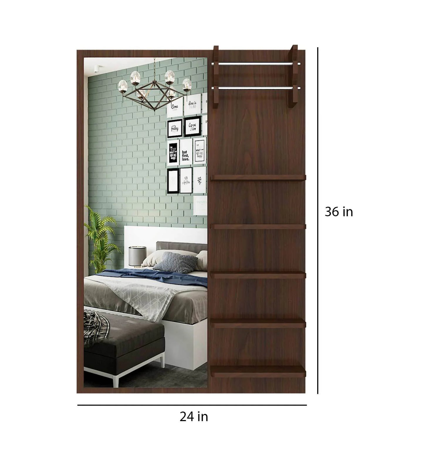 Omkarwood "Élan" Premium Wall-Mounted Dressing Unit
