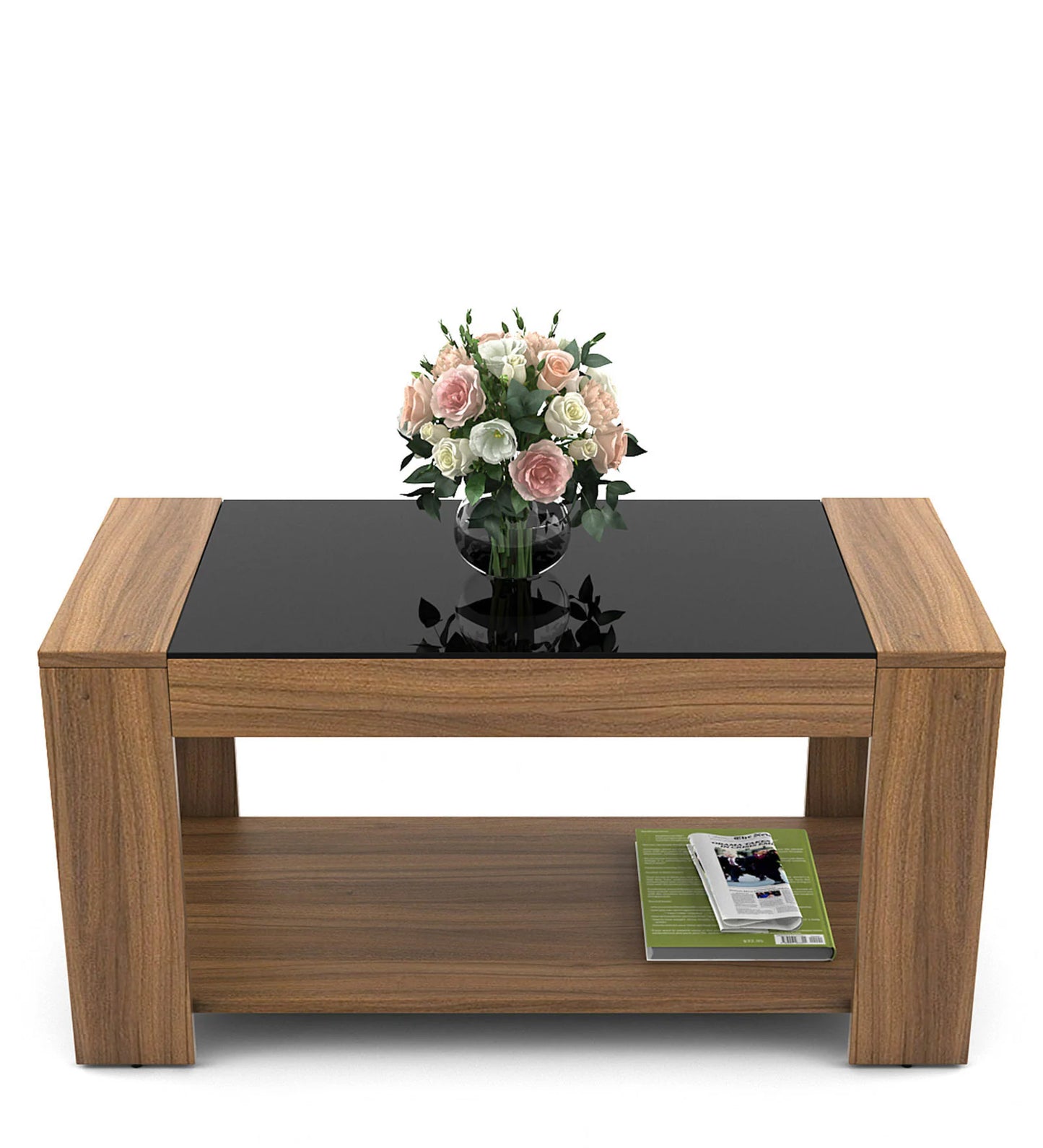 Omkarwood “LuxeEdge” Modern Coffee Table