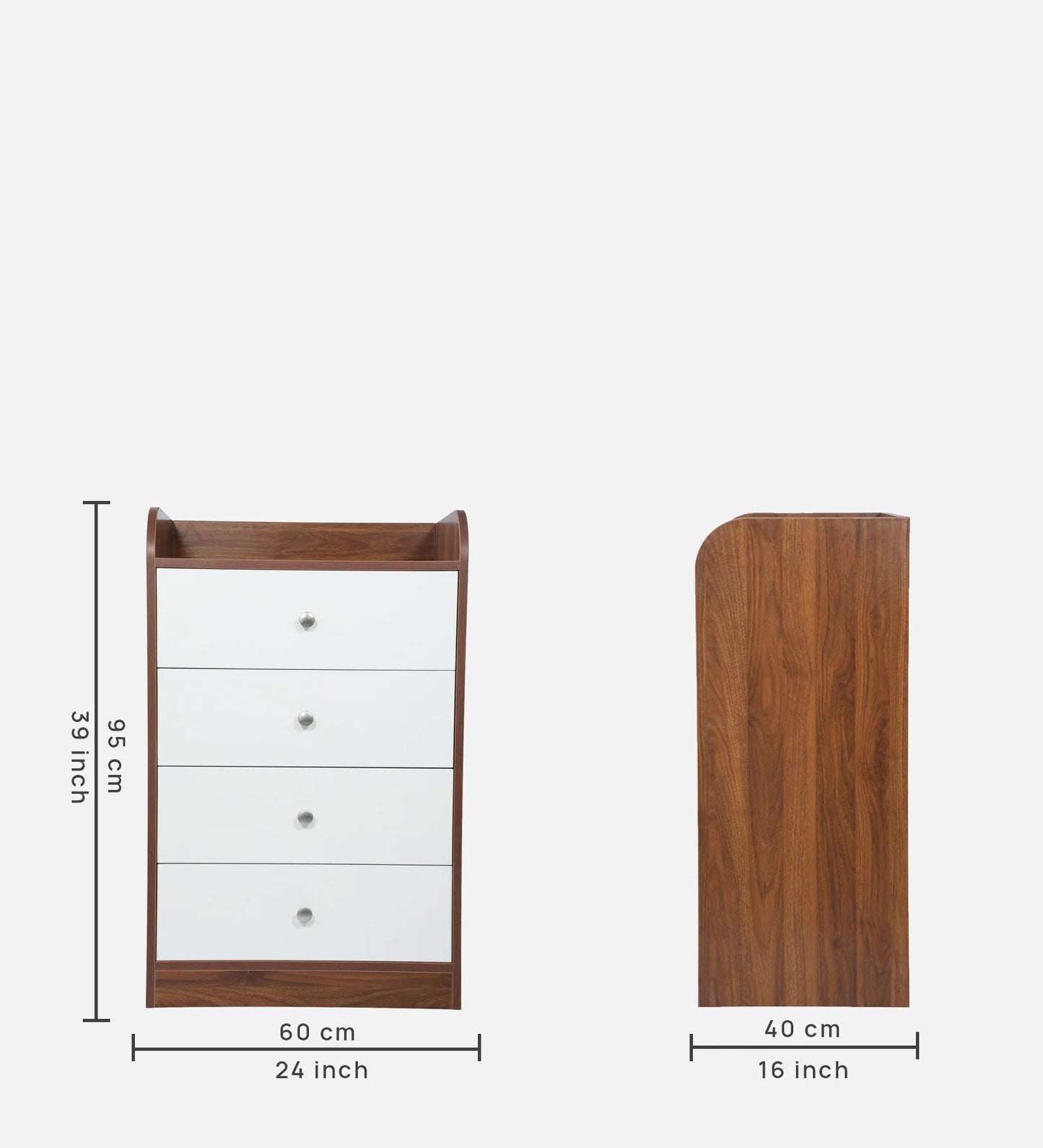 OmkarWood Aranya 4-Drawer Chest