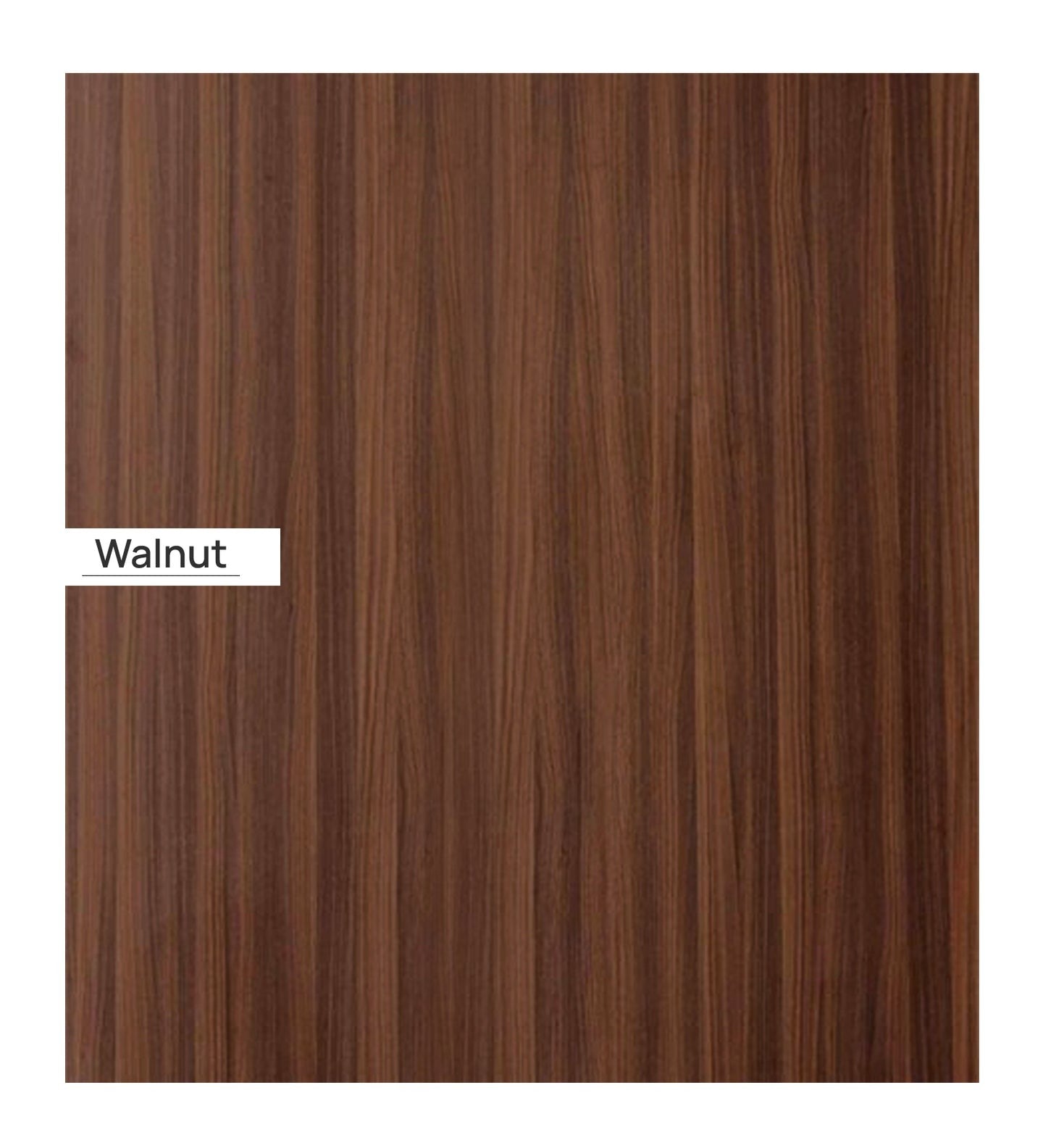 Large Wardrobe cum Dresser | Walnut and Frosty White Without Mirror