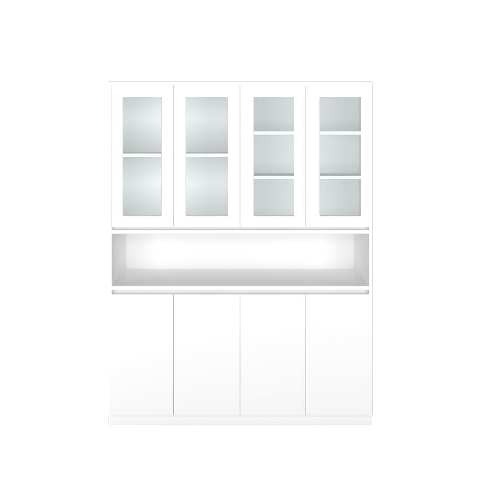 Crockery Unit – Frosty White Finish