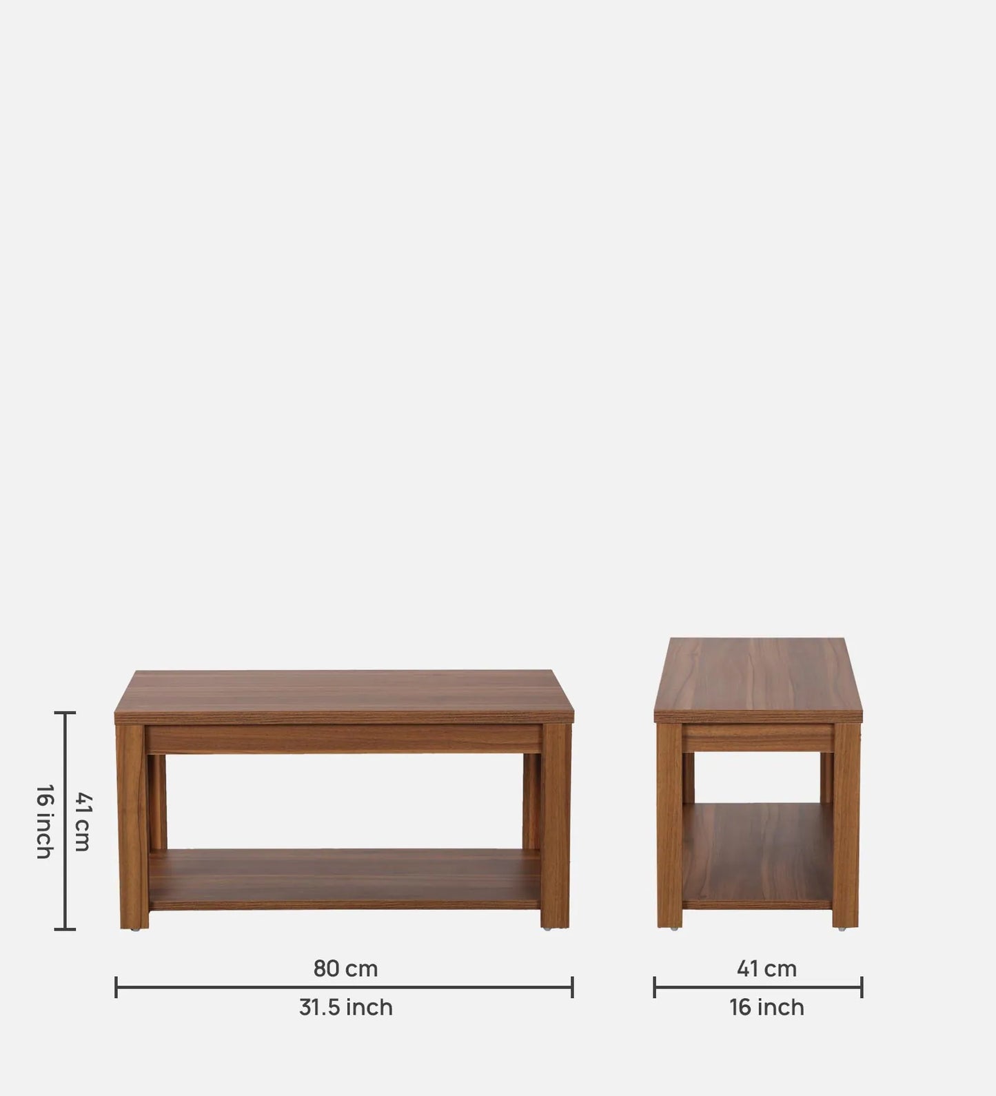 Omkarwood “LuxeEdge” Coffee Table