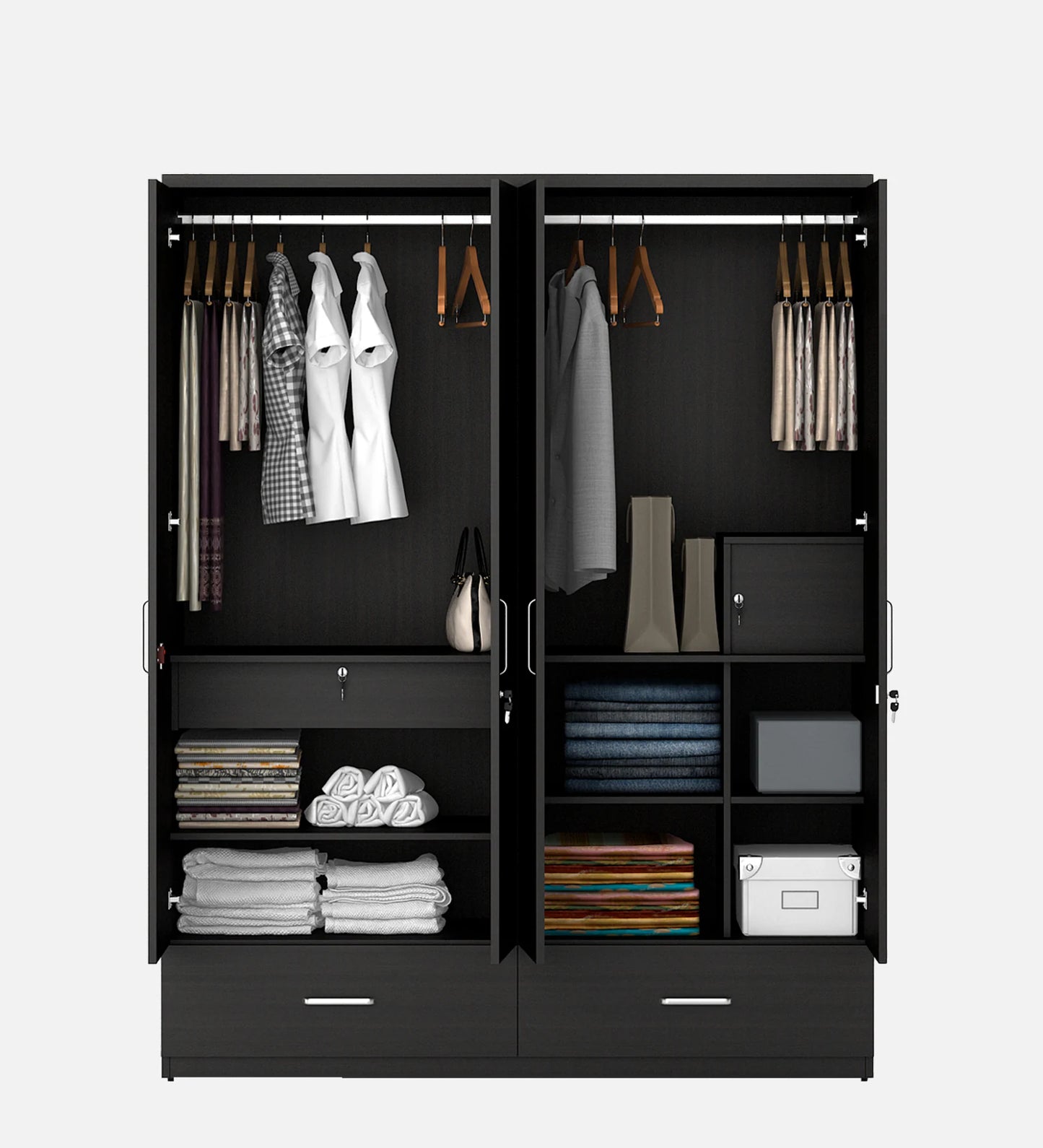 Eleganza Premium Engineered Wood Wardrobe