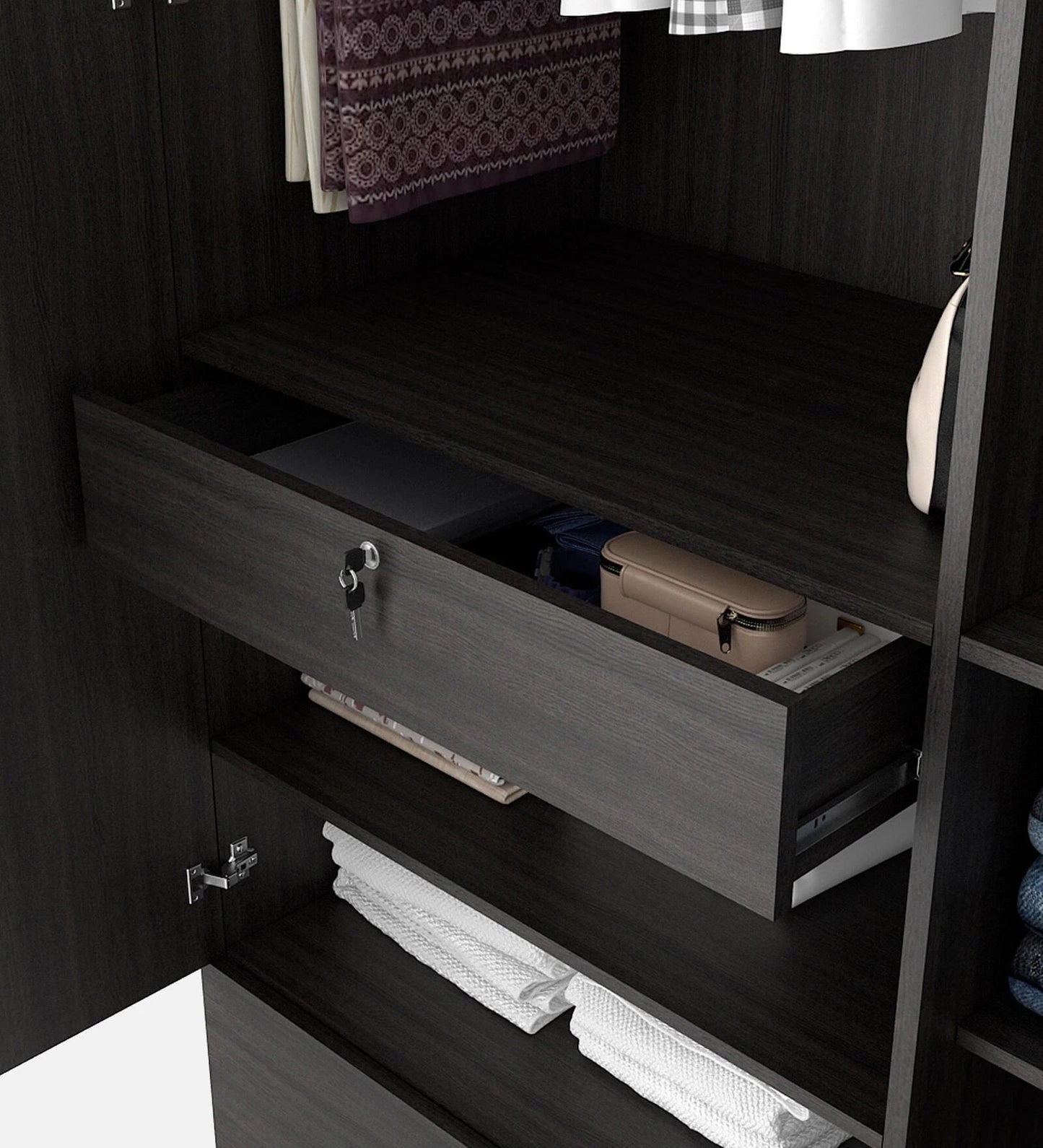 Eleganza Premium Engineered Wood Wardrobe