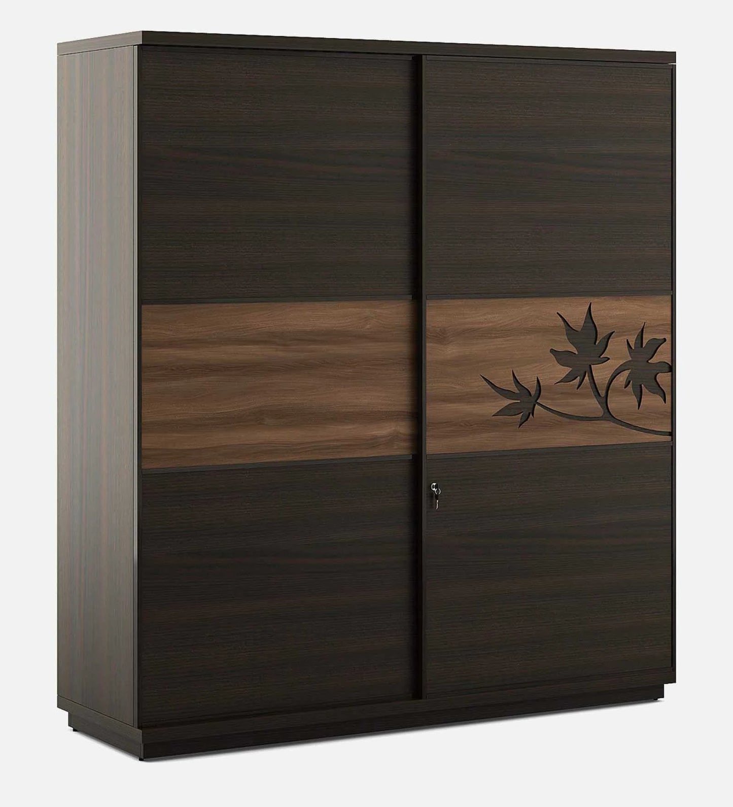 OmkarWood "Maple Luxe" Premium Sliding Wardrobe