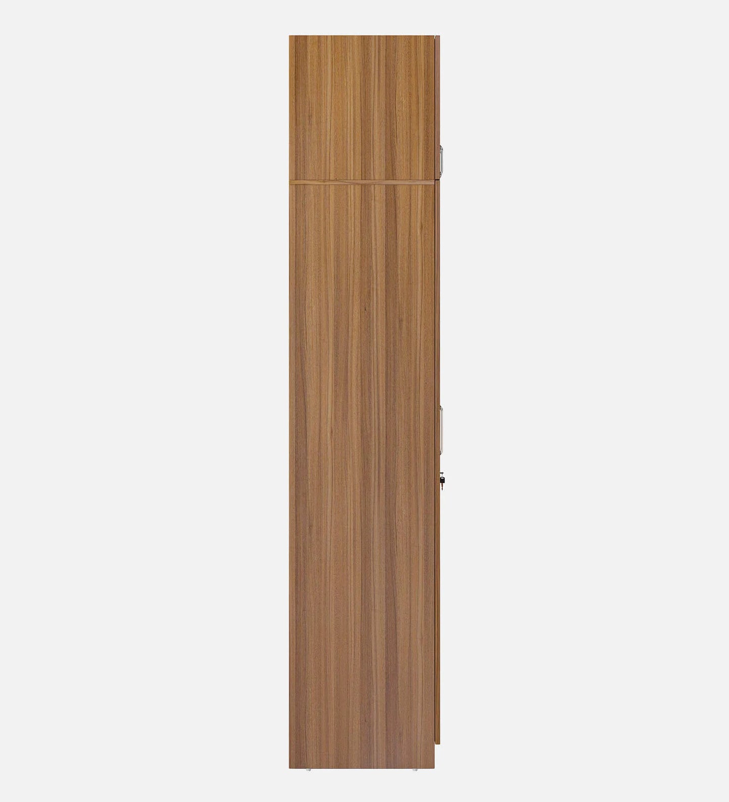 Omkarwood Lotus 2-Door Wardrobe with Loft & Drawer – Exotic Teak Finish