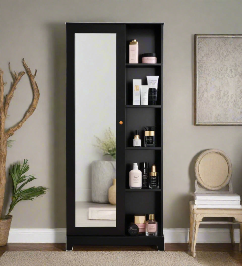 OmkarWood Noir Dressing Unit