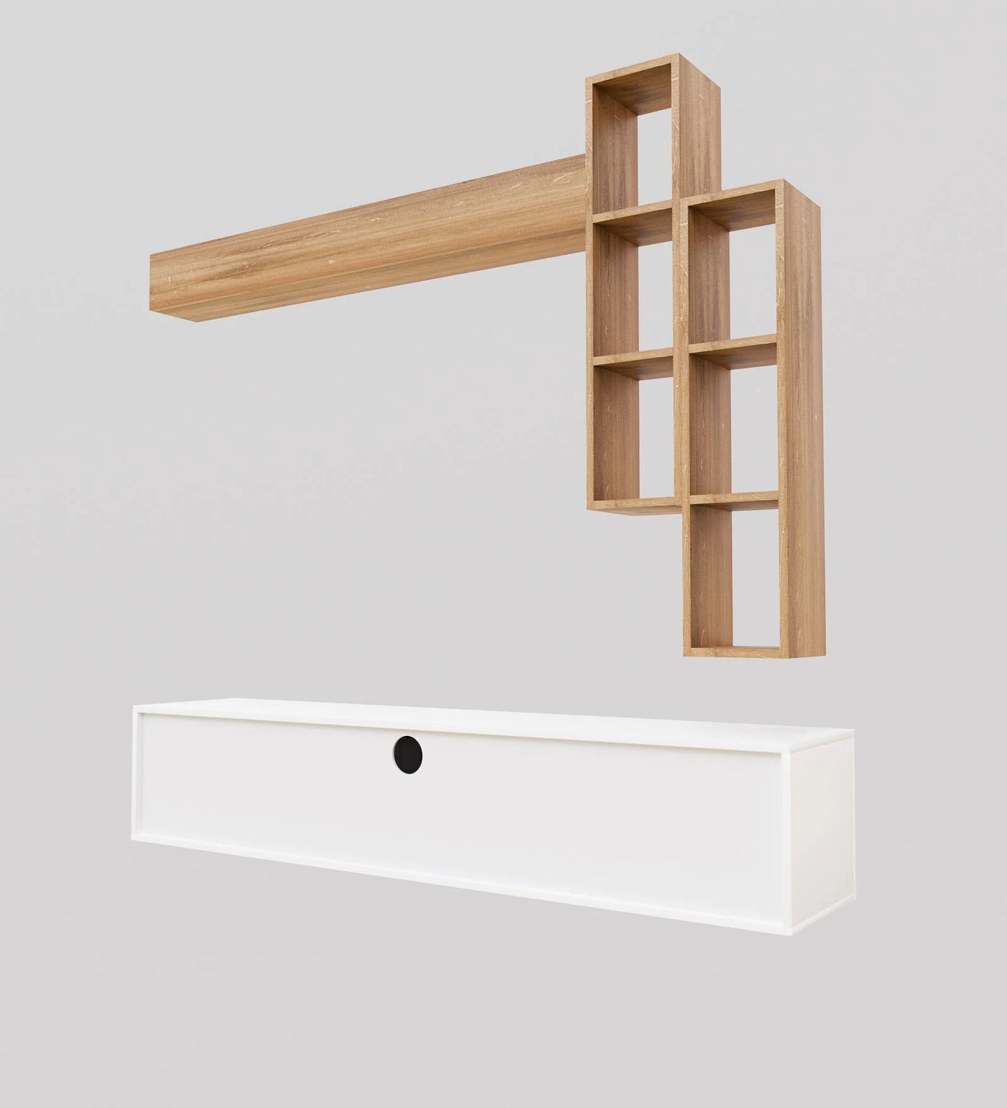 The Luxora Premium Engineered Wood TV Unit