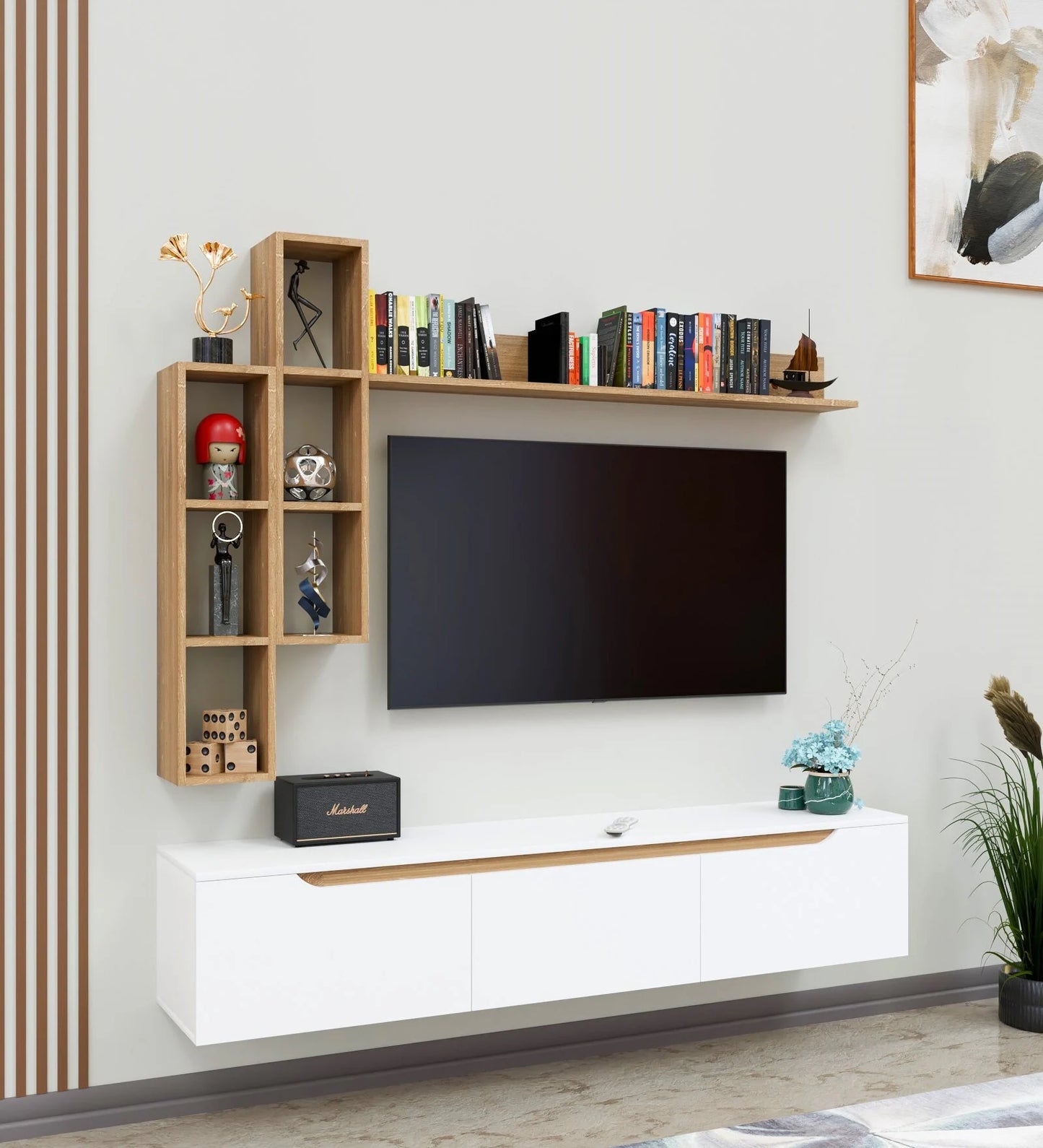 The Luxora Premium Engineered Wood TV Unit