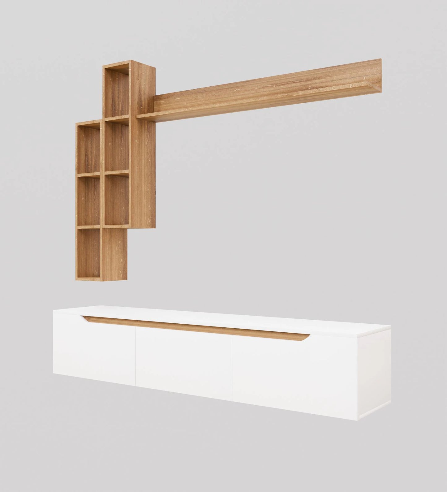 The Luxora Premium Engineered Wood TV Unit