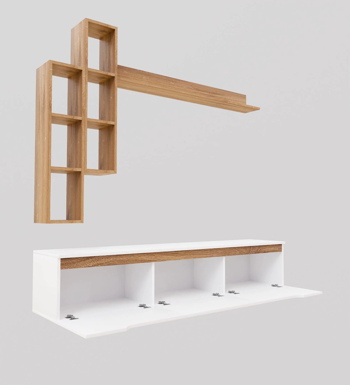 The Luxora Premium Engineered Wood TV Unit