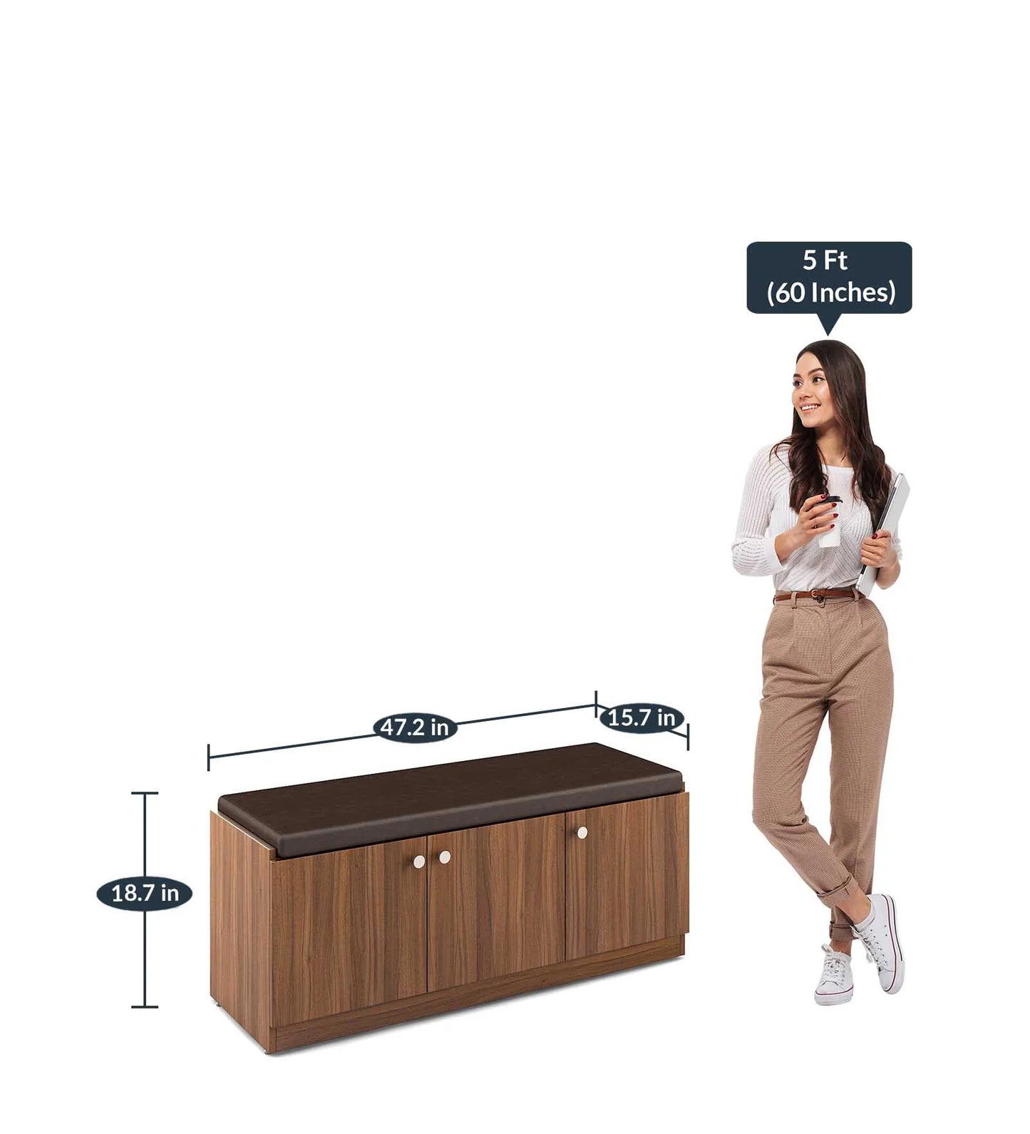 UrbanEdge Premium Shoe Cabinet"