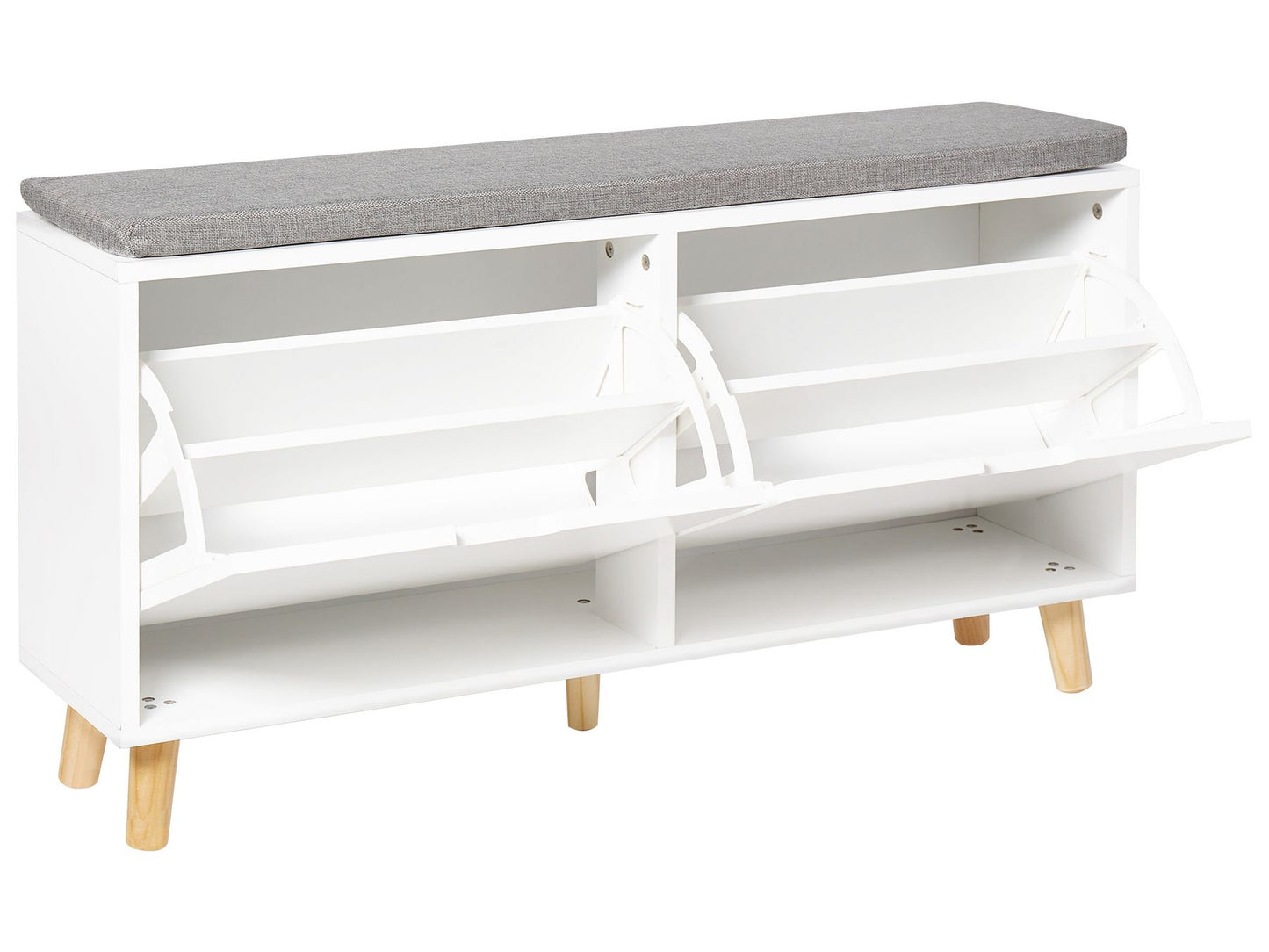 Omkarwood LuxeSit Shoe Rack & Bench