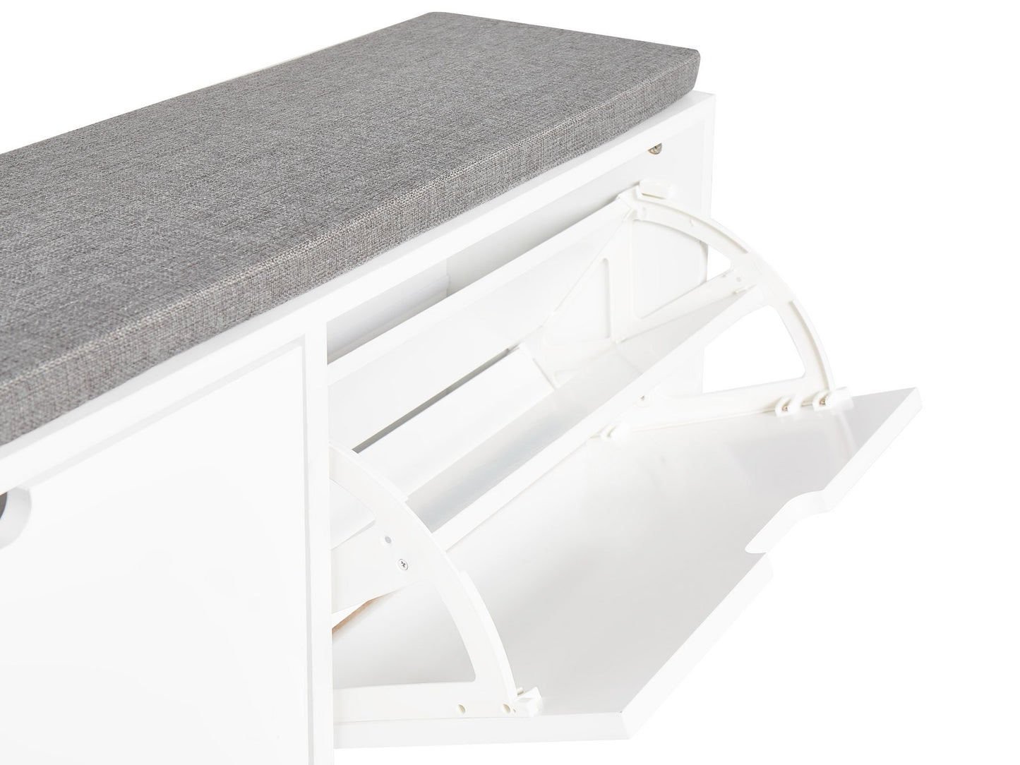 Omkarwood LuxeSit Shoe Rack & Bench