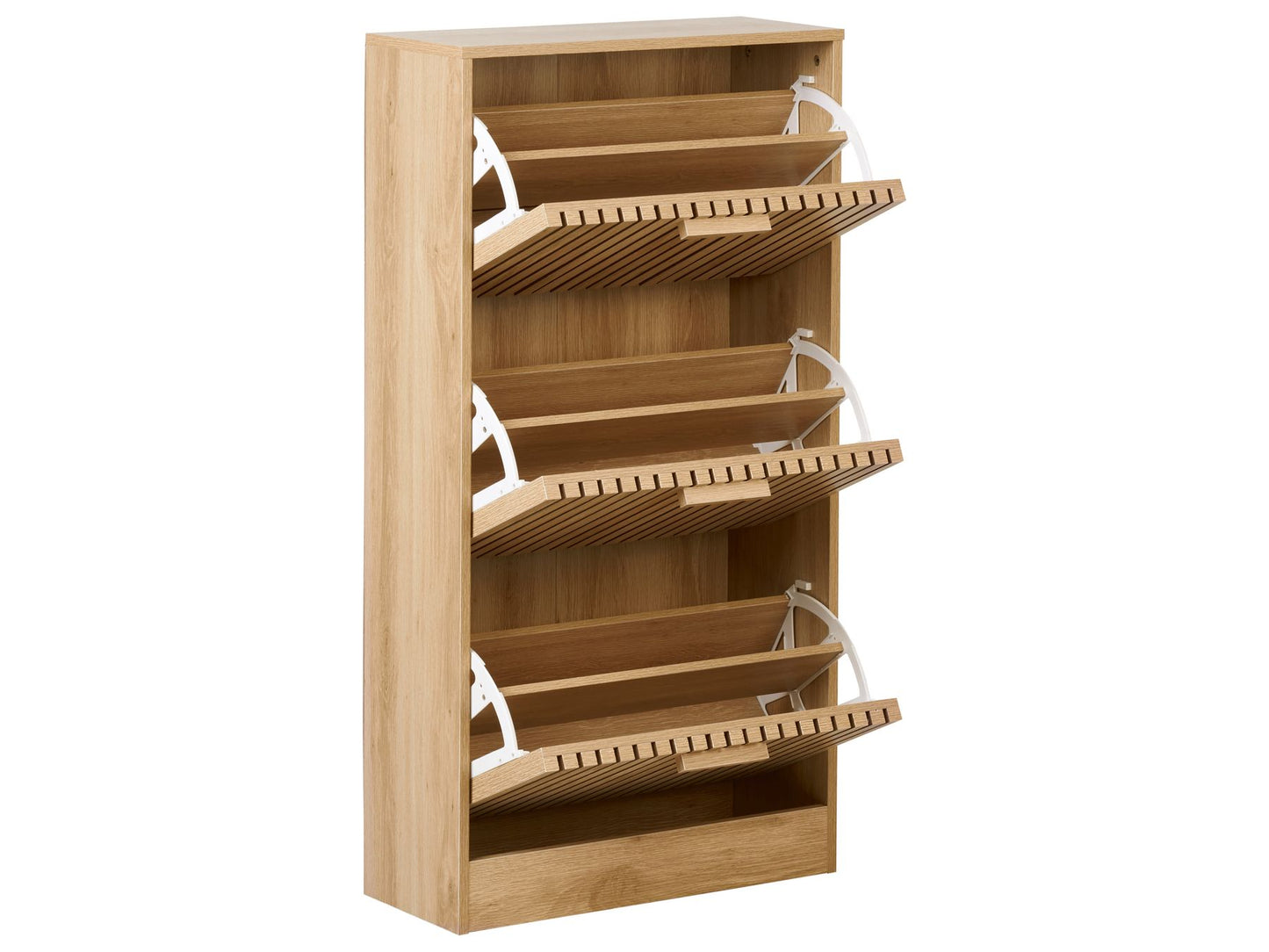 Omkarwood StriaLux Premium Shoe Cabinet