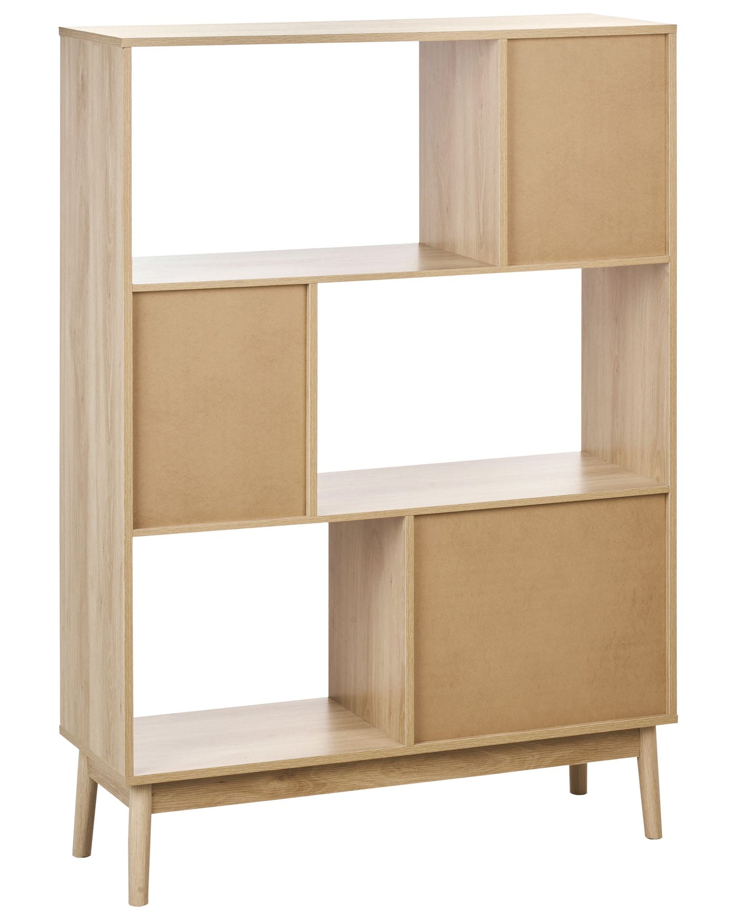 OmkarWood “Elora” Premium Engineered Wood Shelving Unit