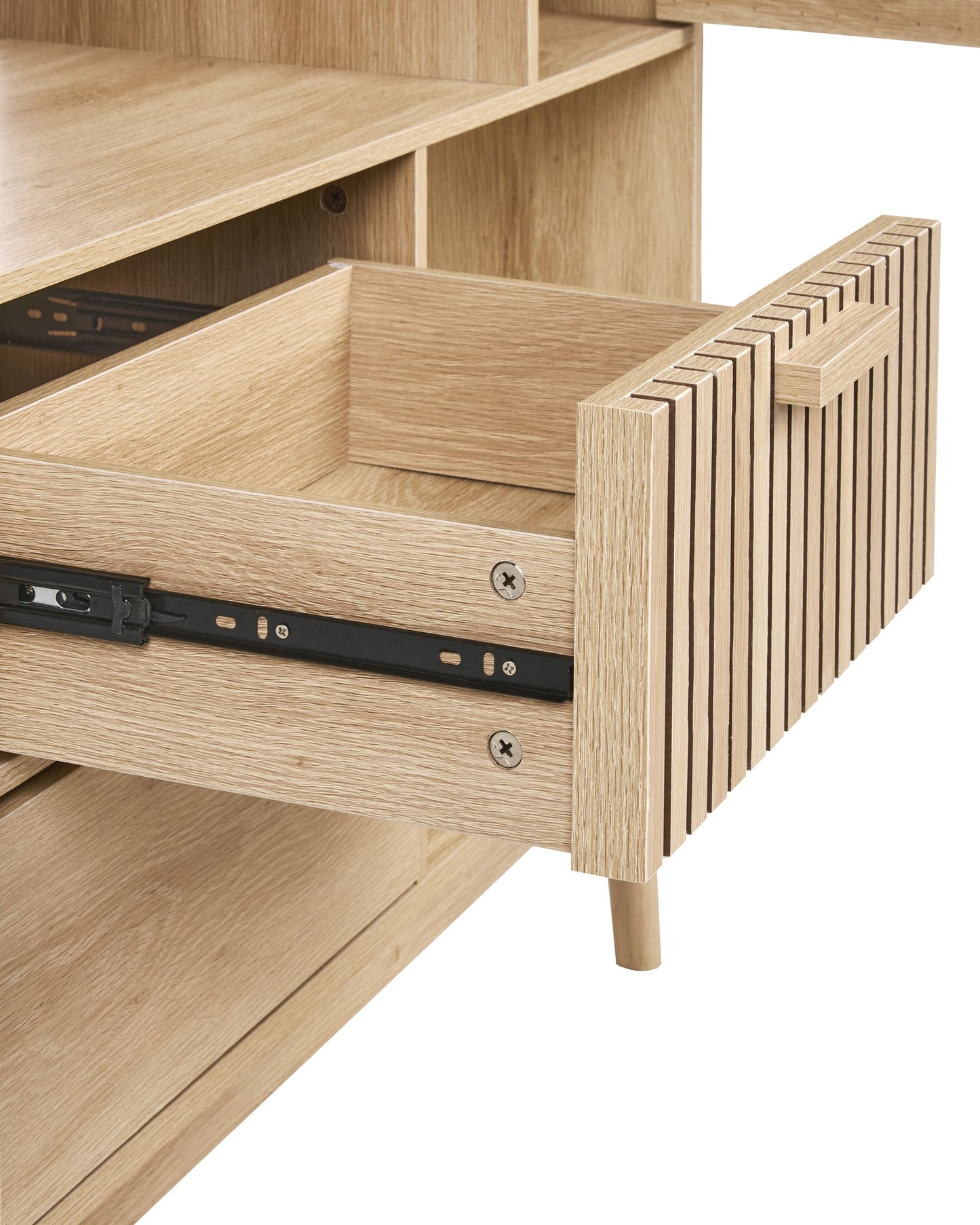 OmkarWood “Elora” Premium Engineered Wood Shelving Unit