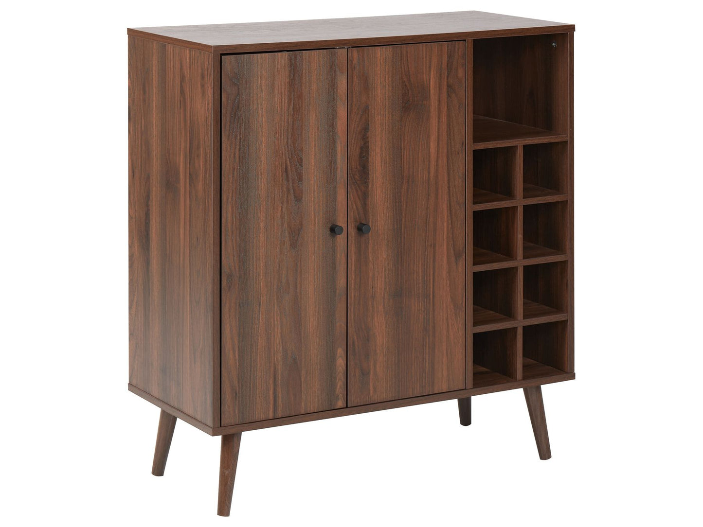 OmkarWood Aristo Walnut Sideboard Cabinet
