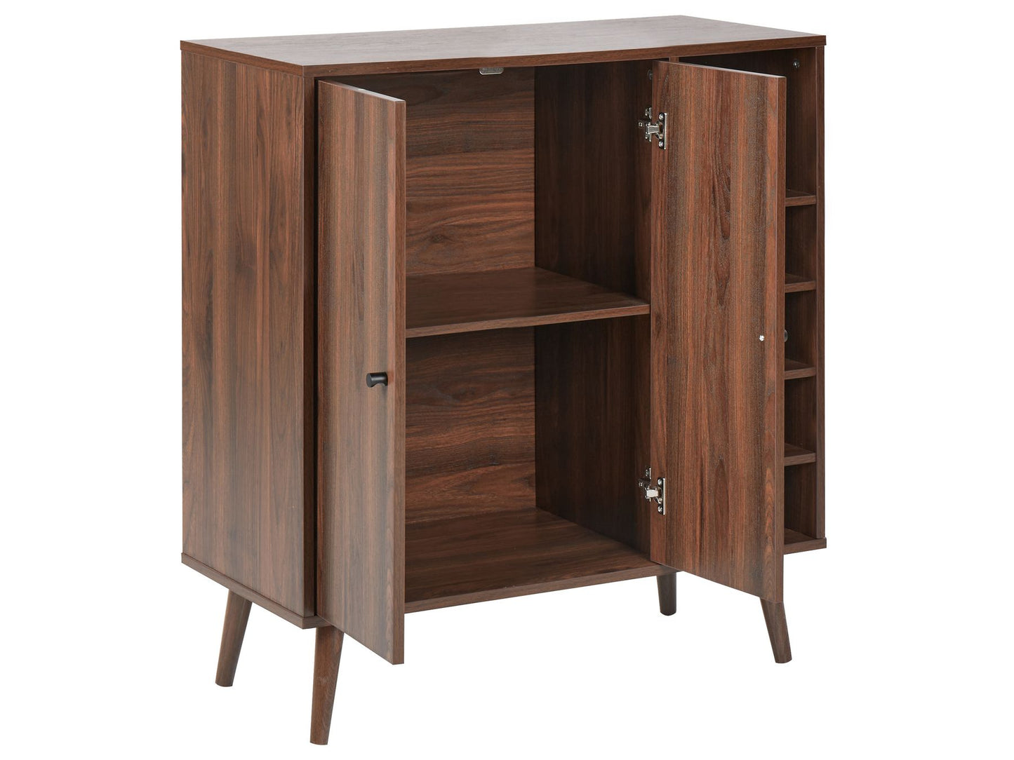 OmkarWood Aristo Walnut Sideboard Cabinet